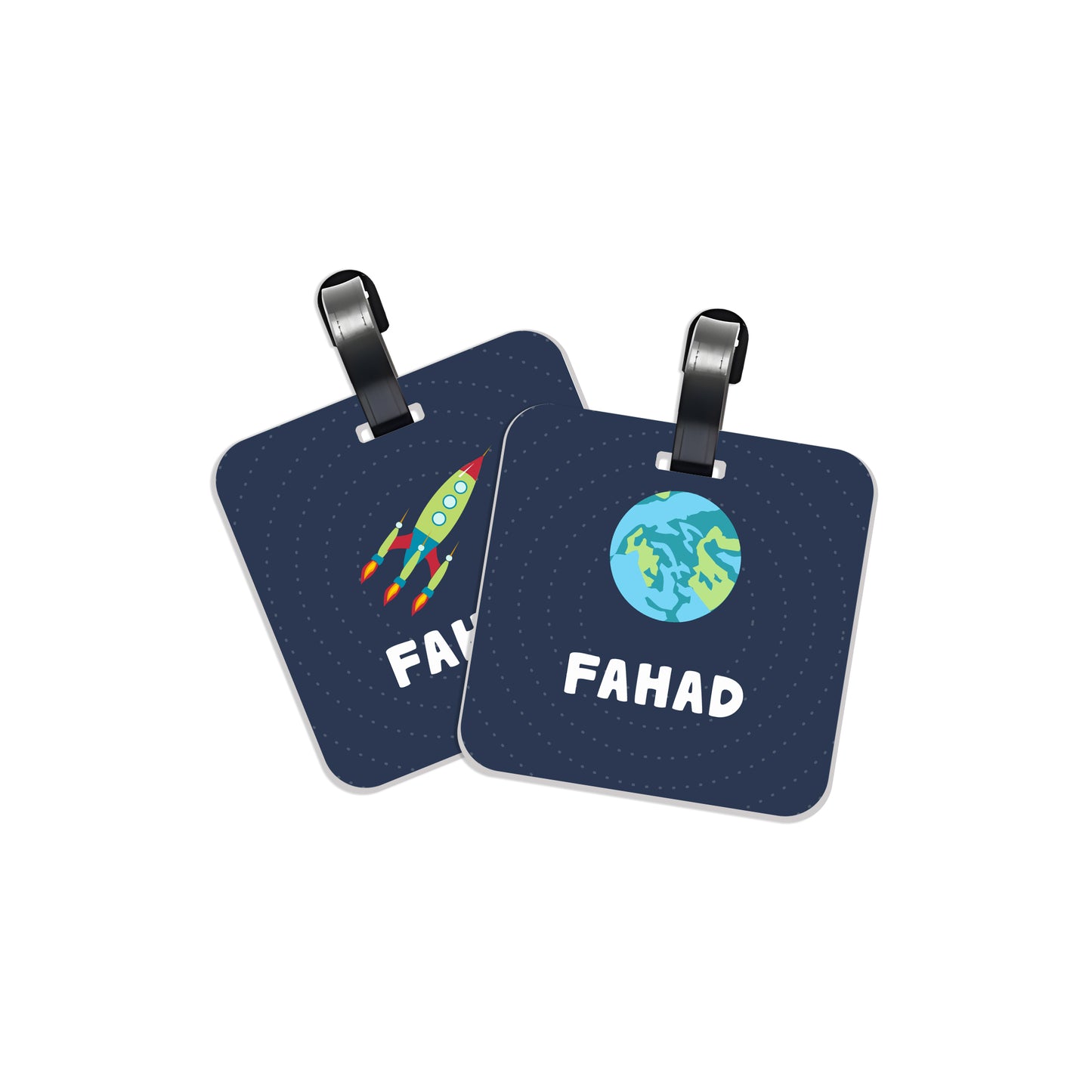 School Tags D107 - Space