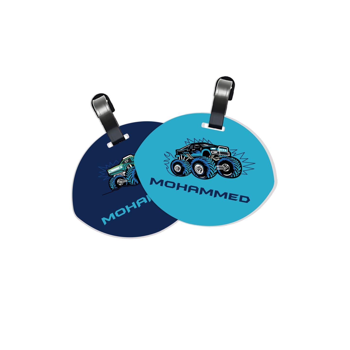 School Tags D111 - Monster Truck