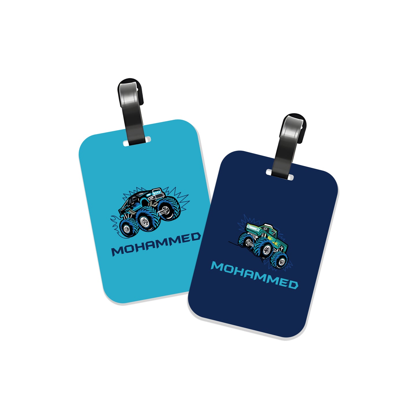 School Tags D111 - Monster Truck