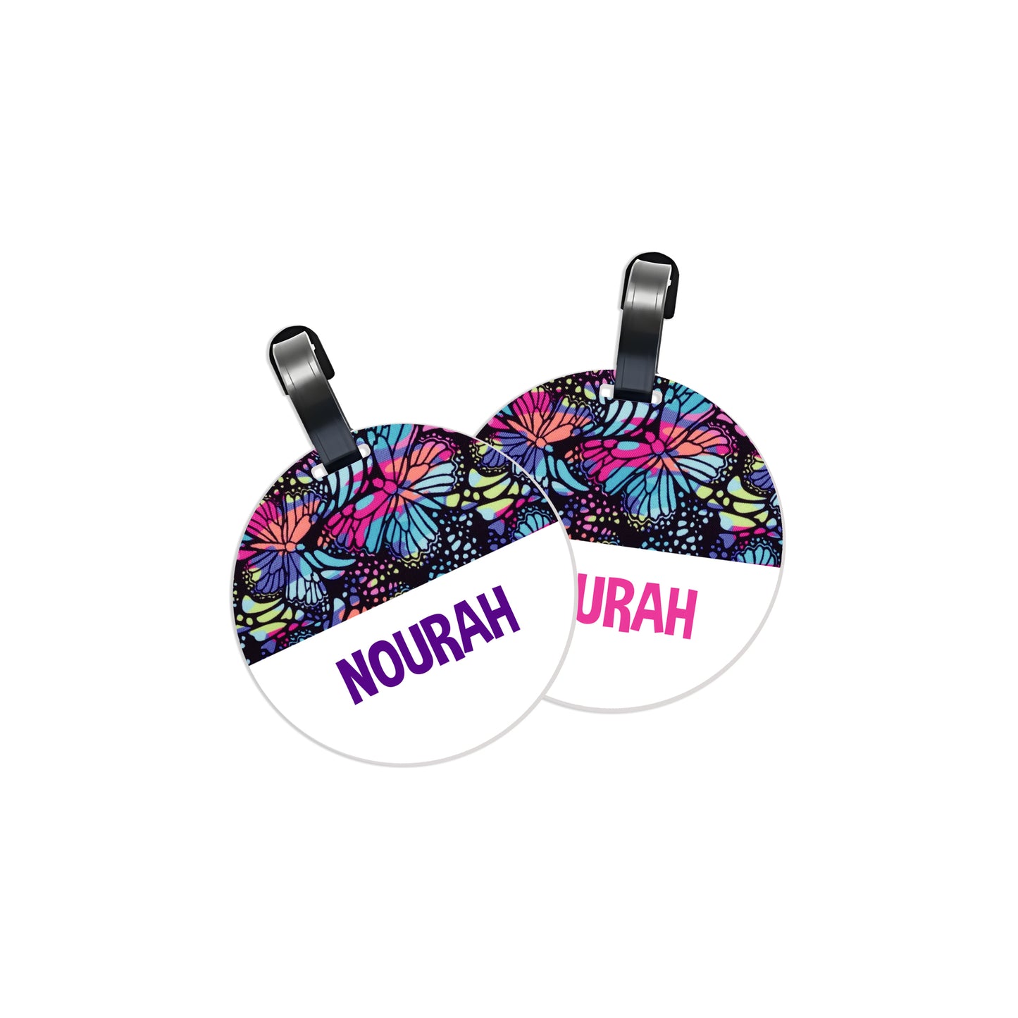 School Tags D118 - Butterfly