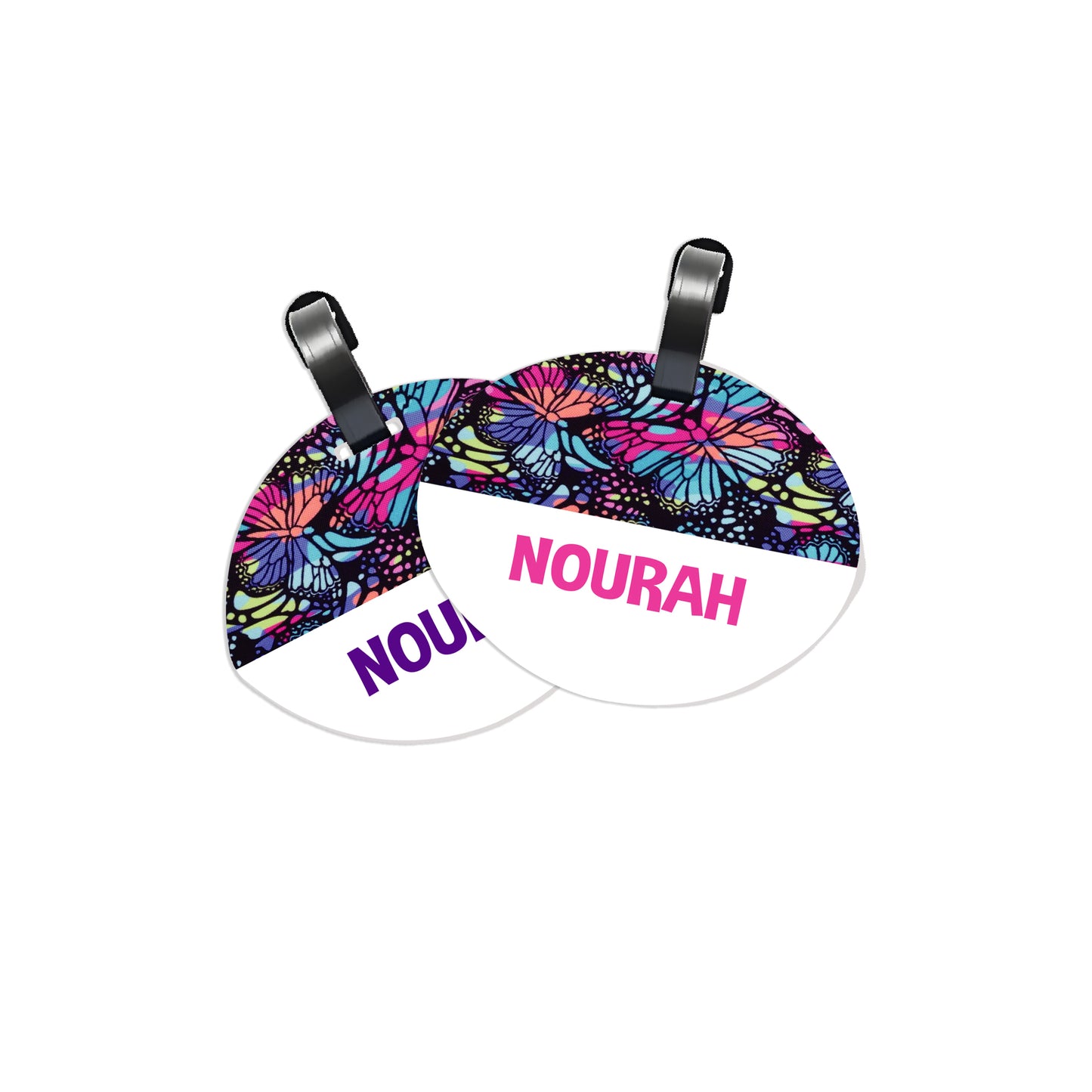 School Tags D118 - Butterfly