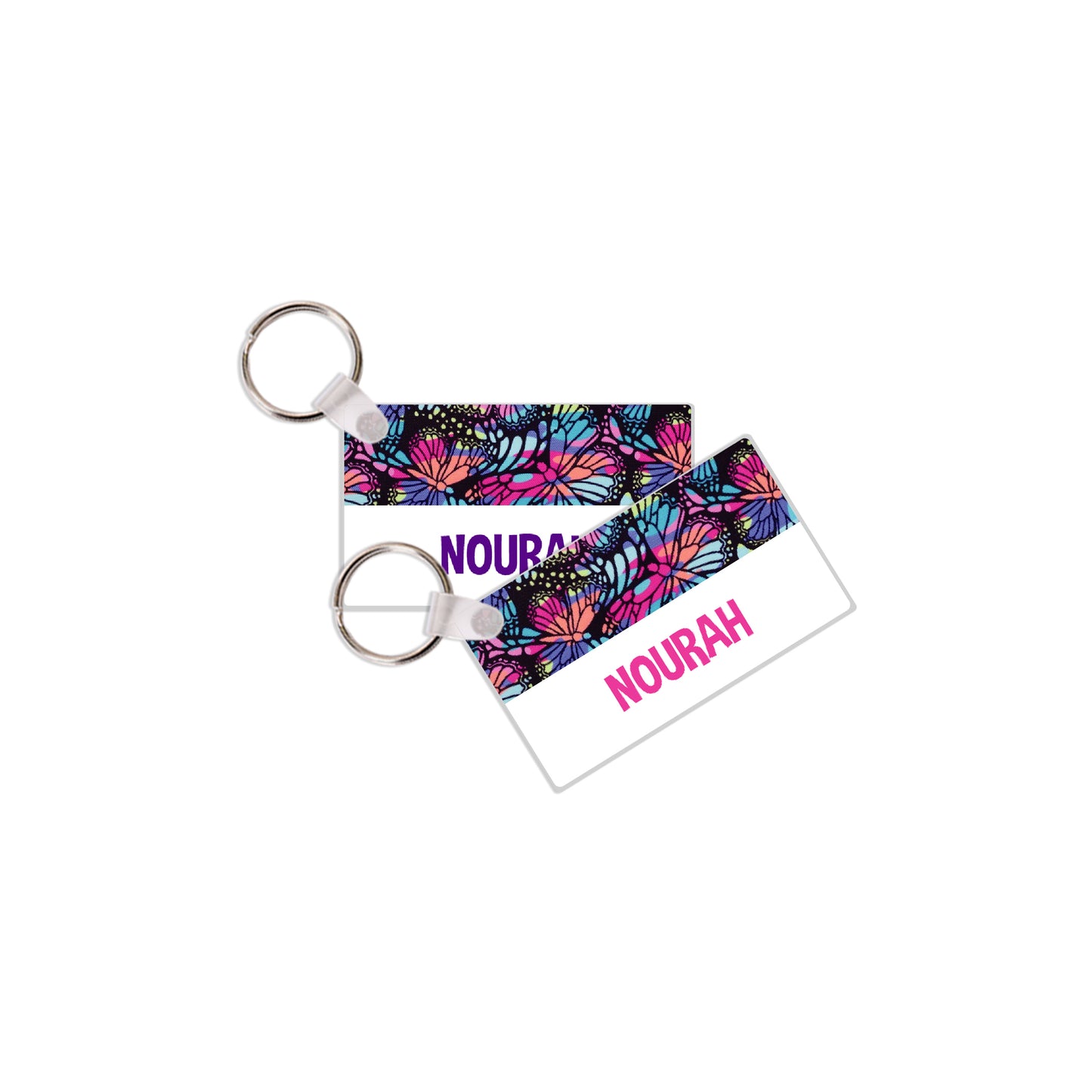 School Tags D118 - Butterfly