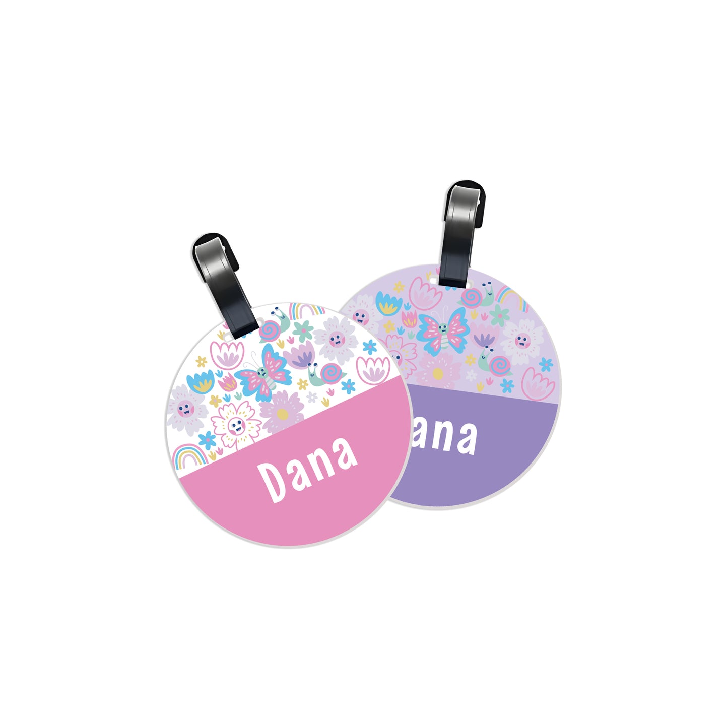 School Tags D119 - Butterfly