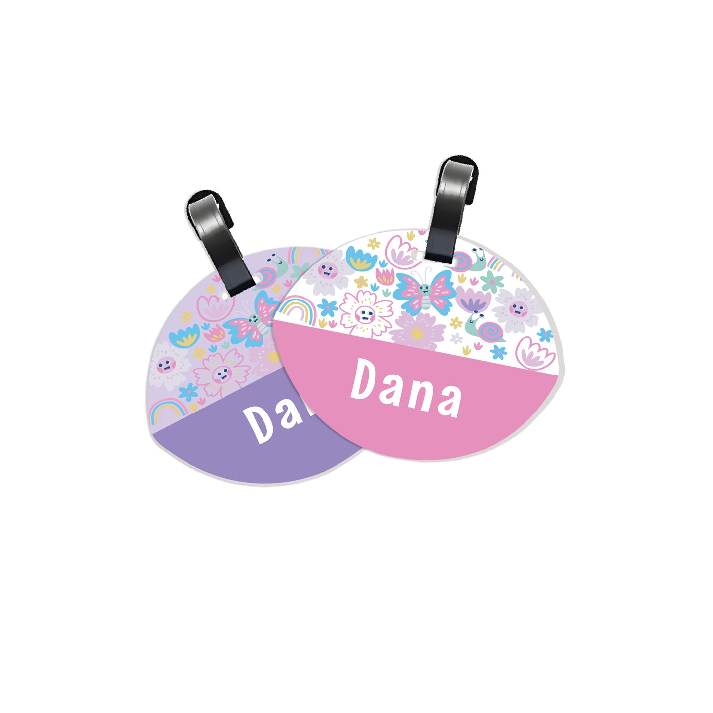 School Tags D119 - Butterfly