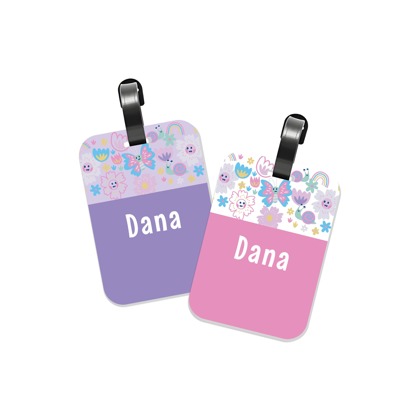 School Tags D119 - Butterfly