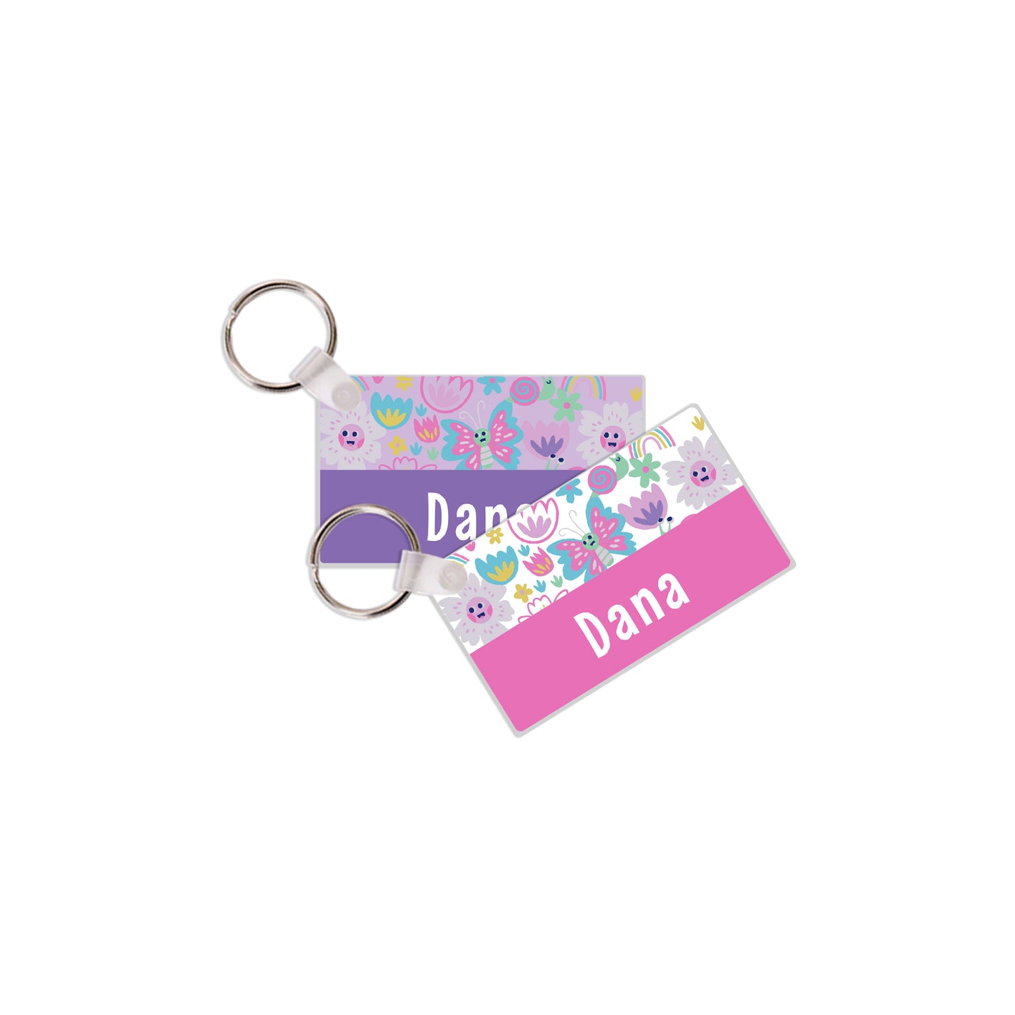 School Tags D119 - Butterfly