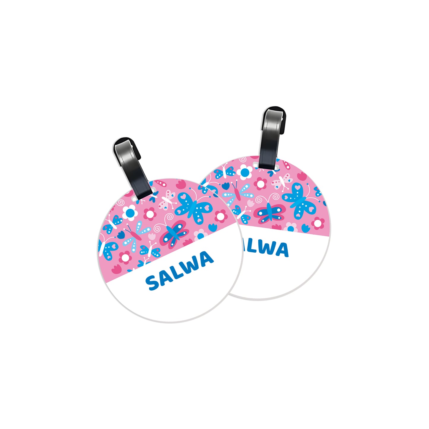 School Tags D120 - Butterfly