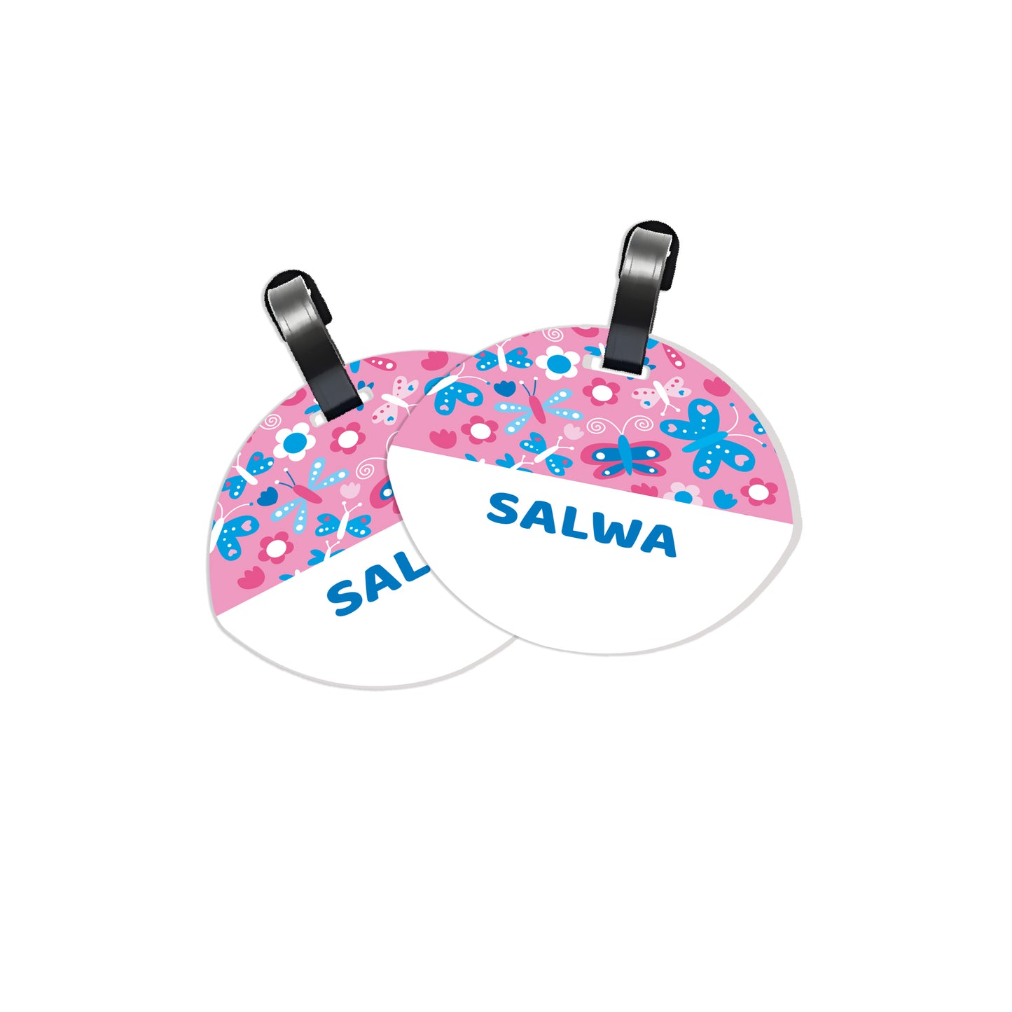 School Tags D120 - Butterfly