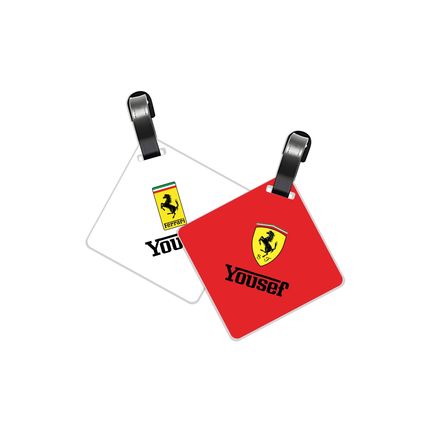 School Tags D169 - Ferrari