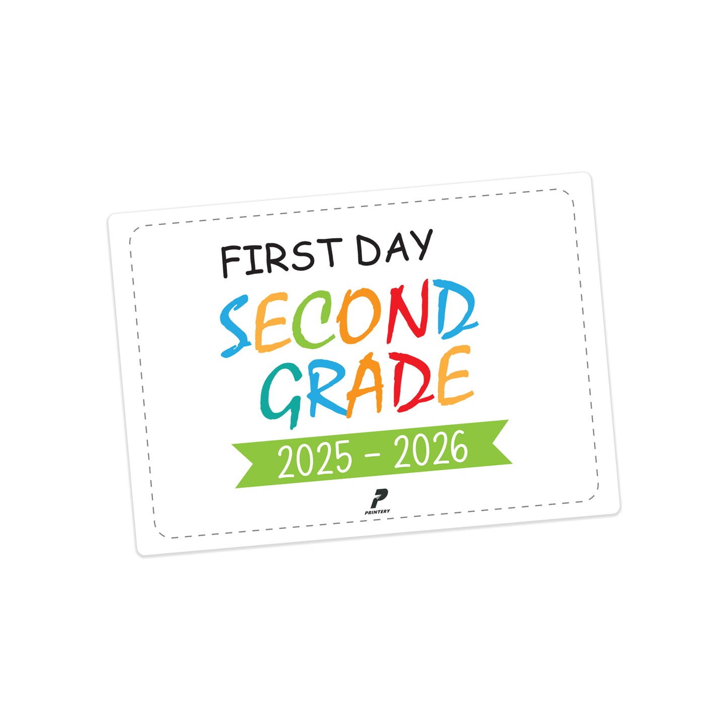 Grade Photo Card - Second Grade