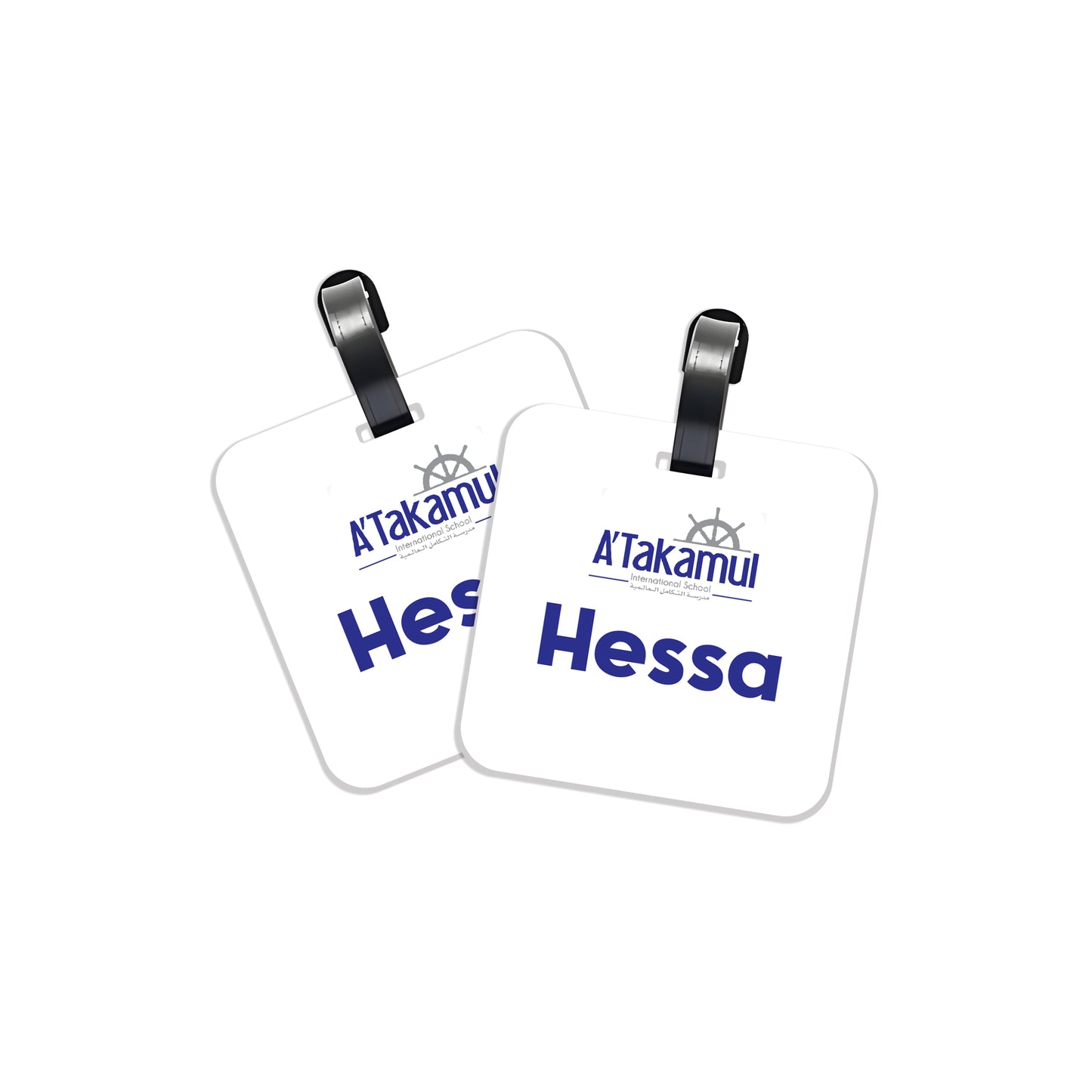 ATIS School Logo Tags