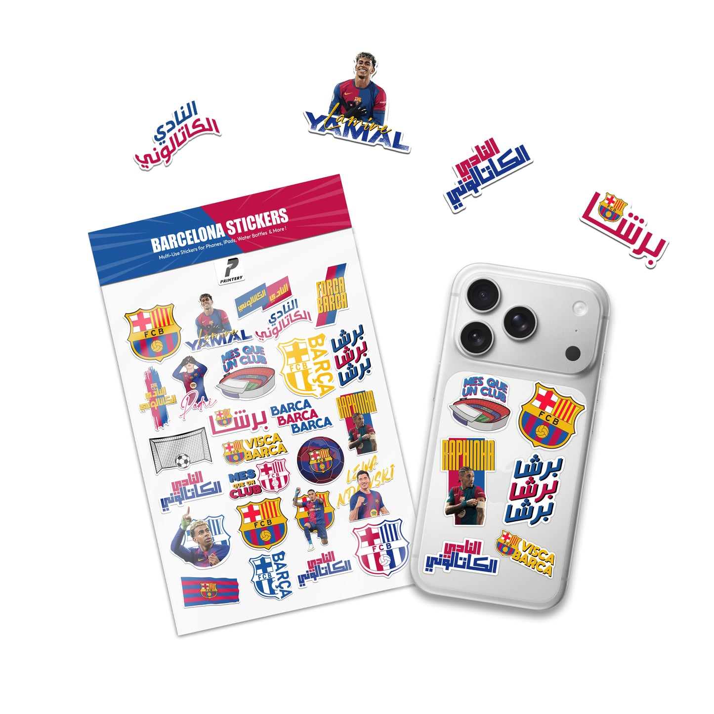 Barcelona Multi Use Sticker Pack