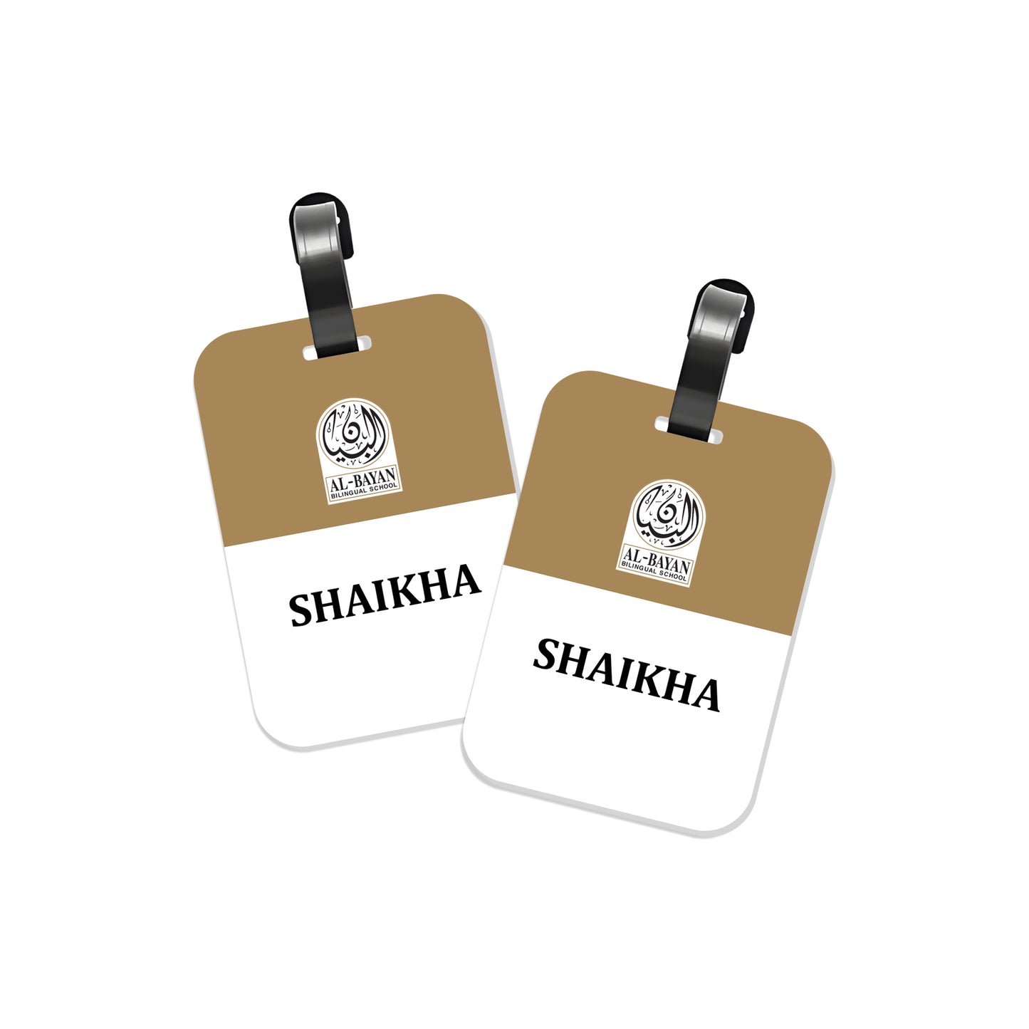 BBS School Logo Tags