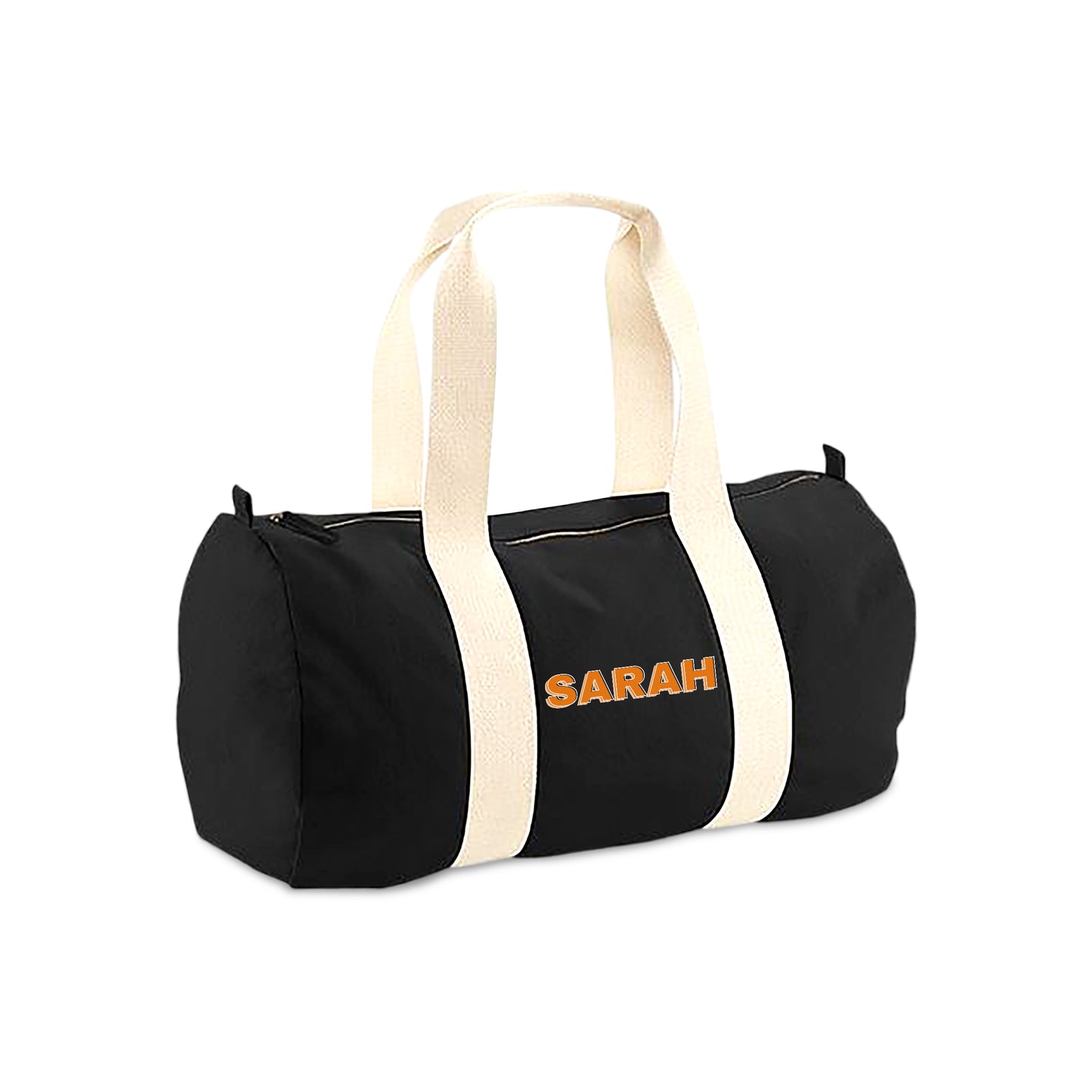 Black Organic Barrel Bag D01