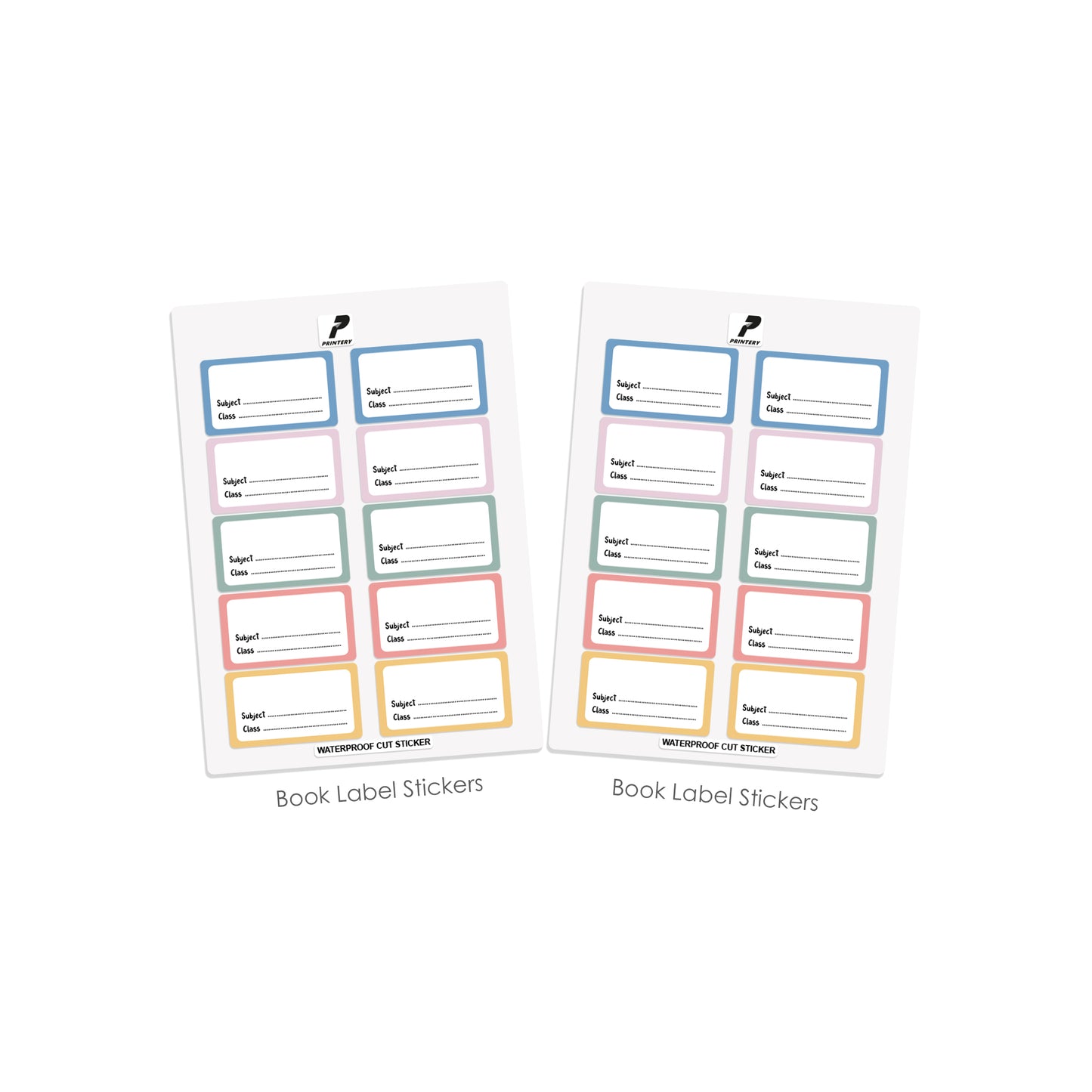 Ready to Buy School Label Pack D010