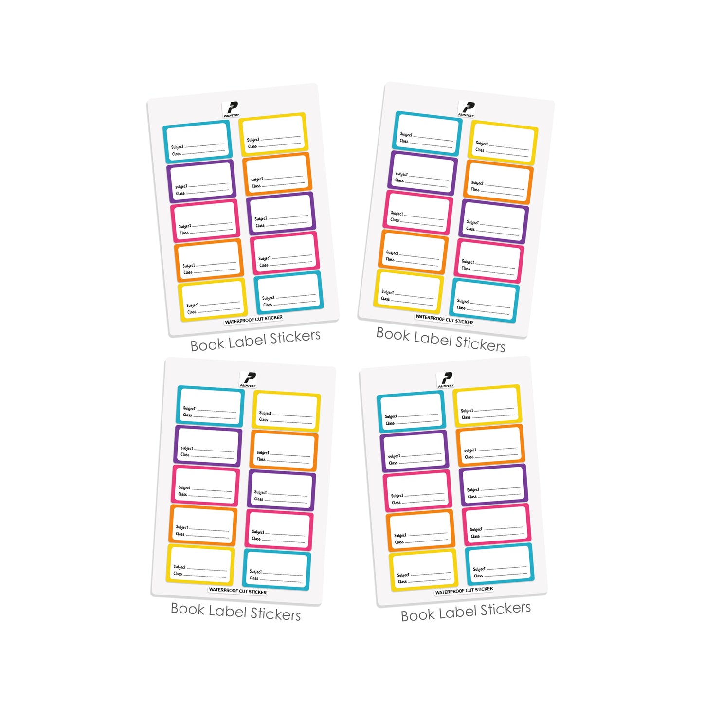 Ready to Buy School Label Pack D011