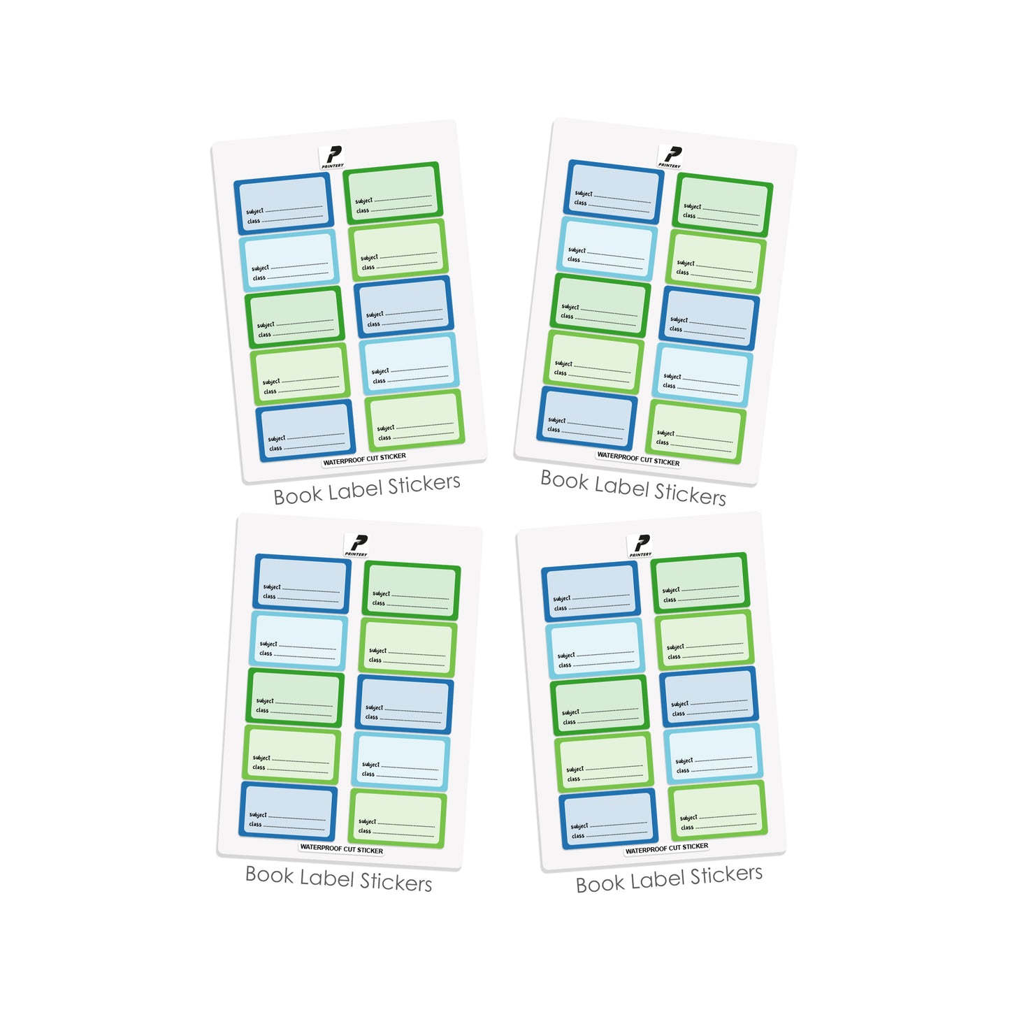 Ready to Buy School Label Pack D066