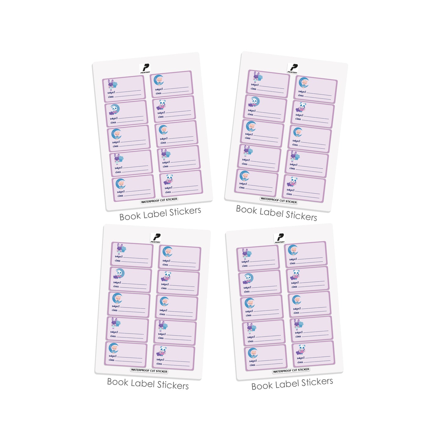 Ready to Buy School Label Pack D075