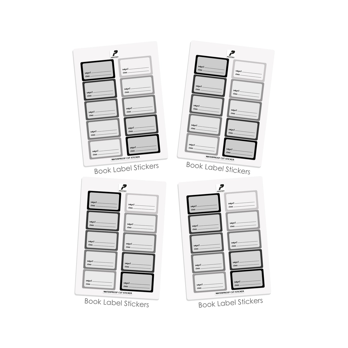 Ready to Buy School Label Pack D067