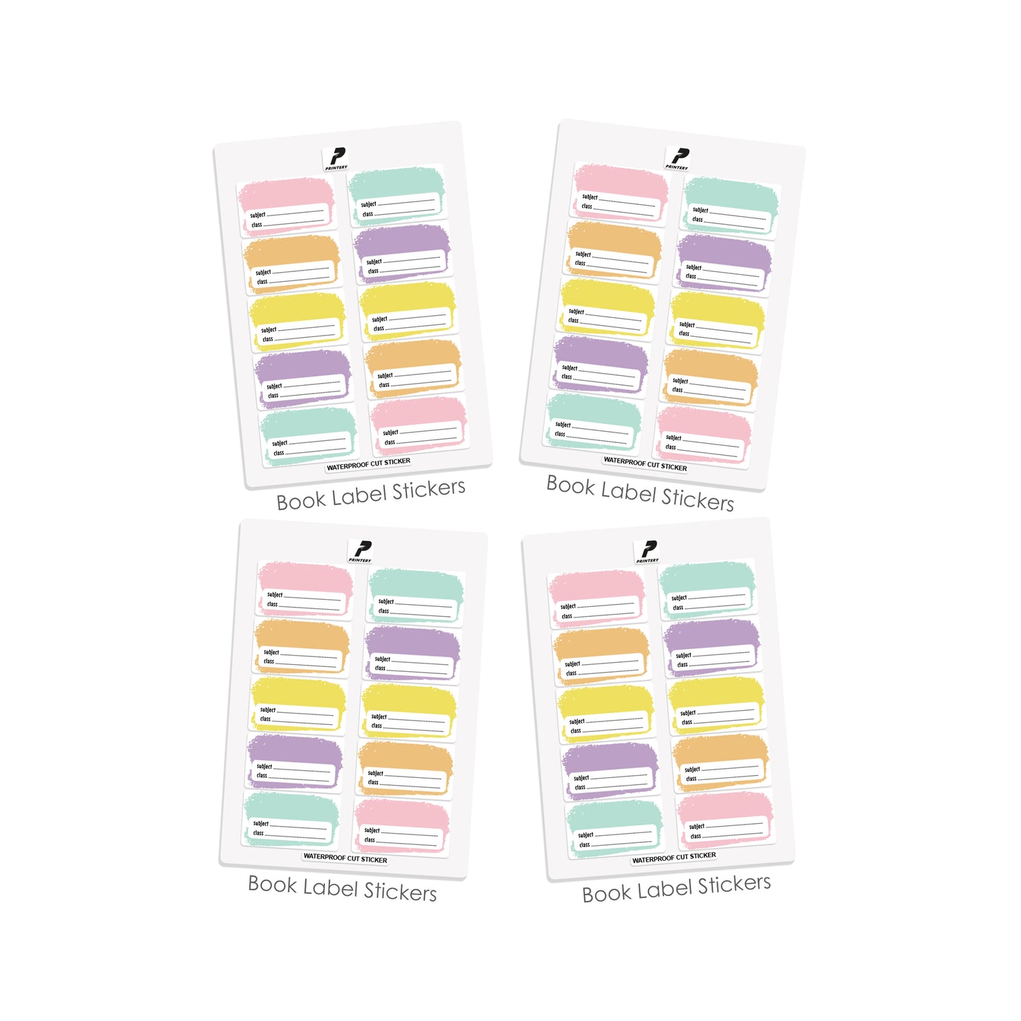 Ready to Buy School Label Pack D060