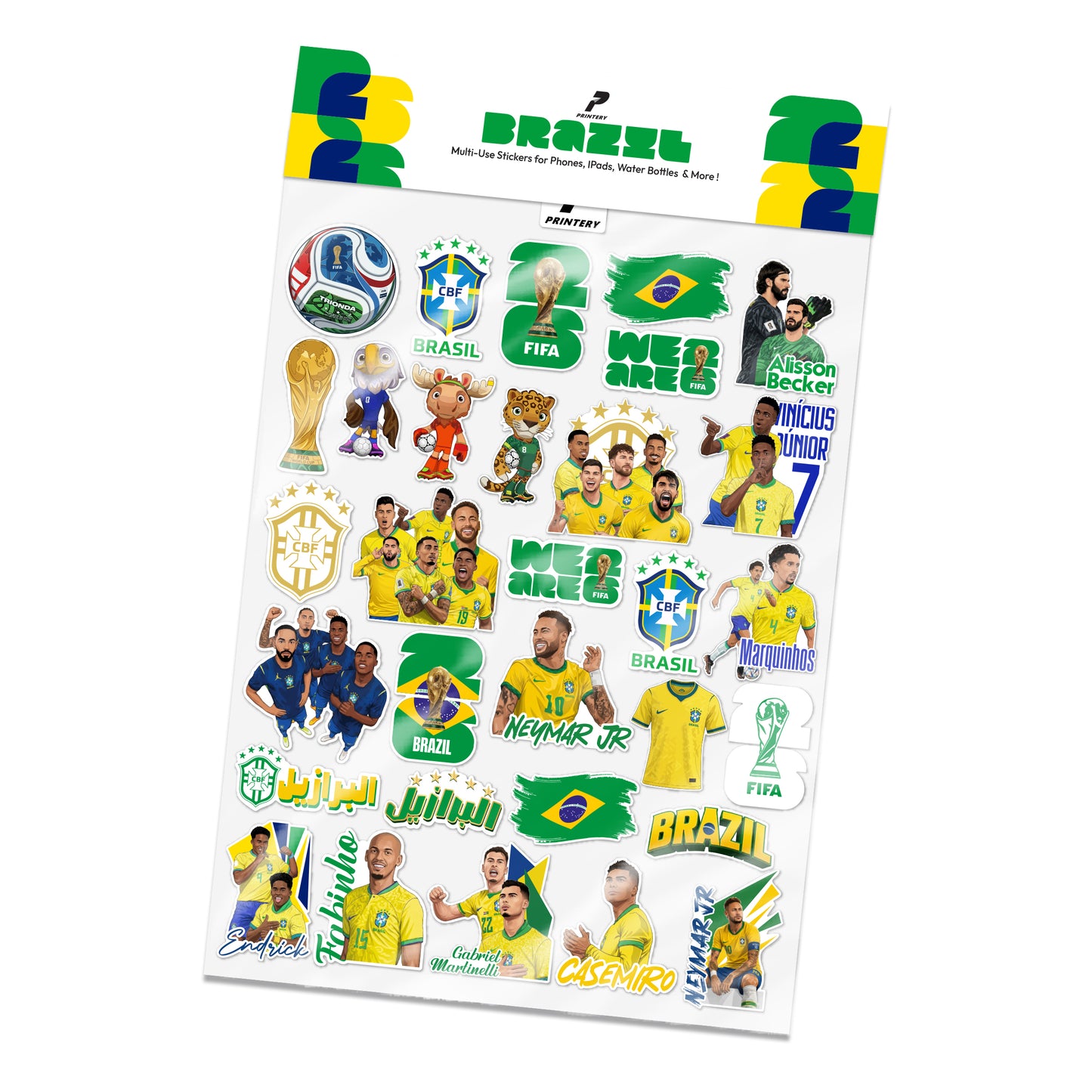 Brazil Sticker Pack