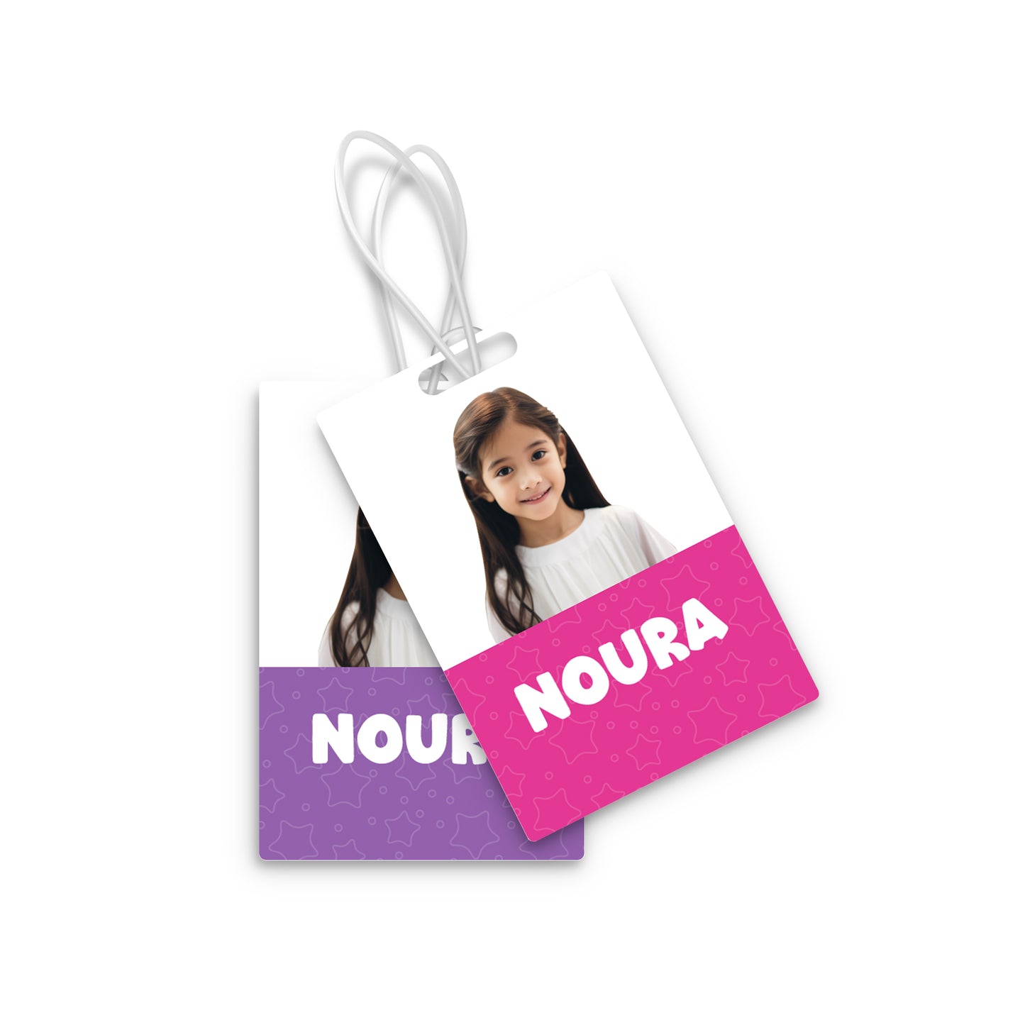 School Tags D133 - Girl Photo Theme