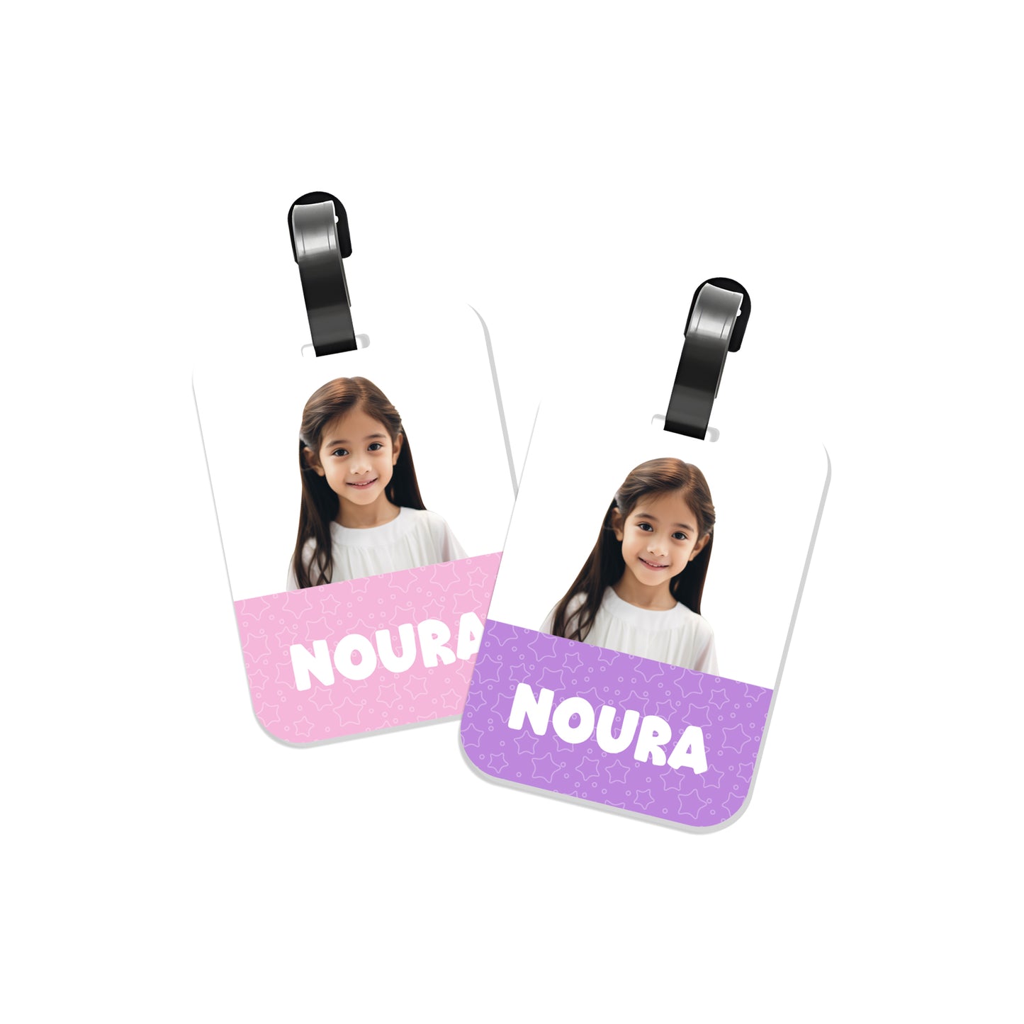 School Tags D134 - Girl Photo Theme