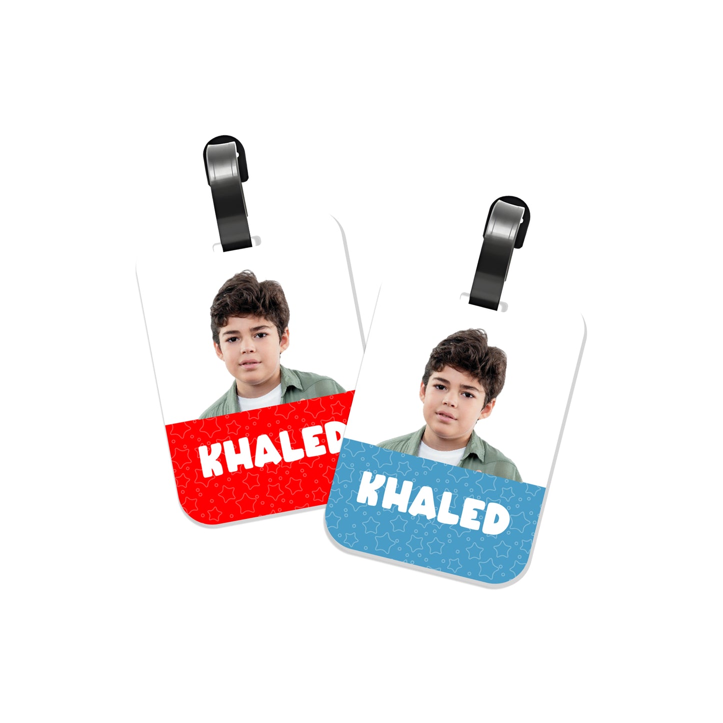 School Tags D133 - Boy Photo Theme