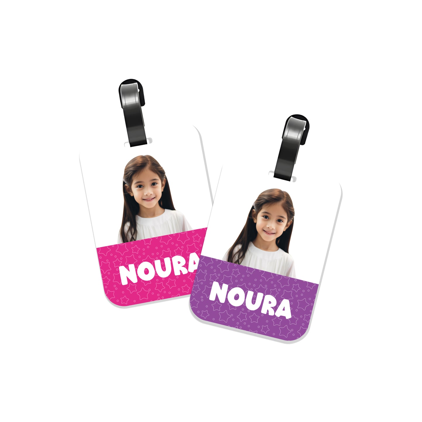 School Tags D133 - Girl Photo Theme