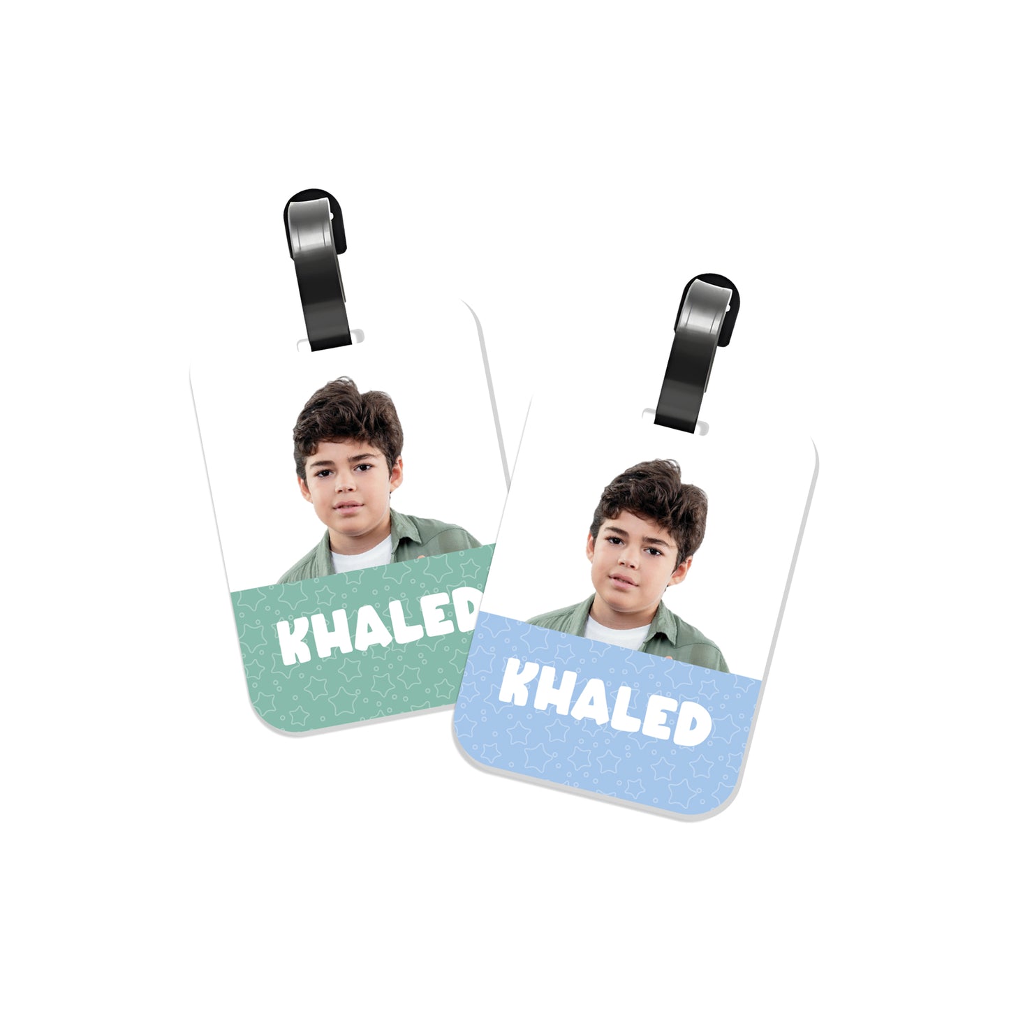 School Tags D134 - Boy Photo Theme
