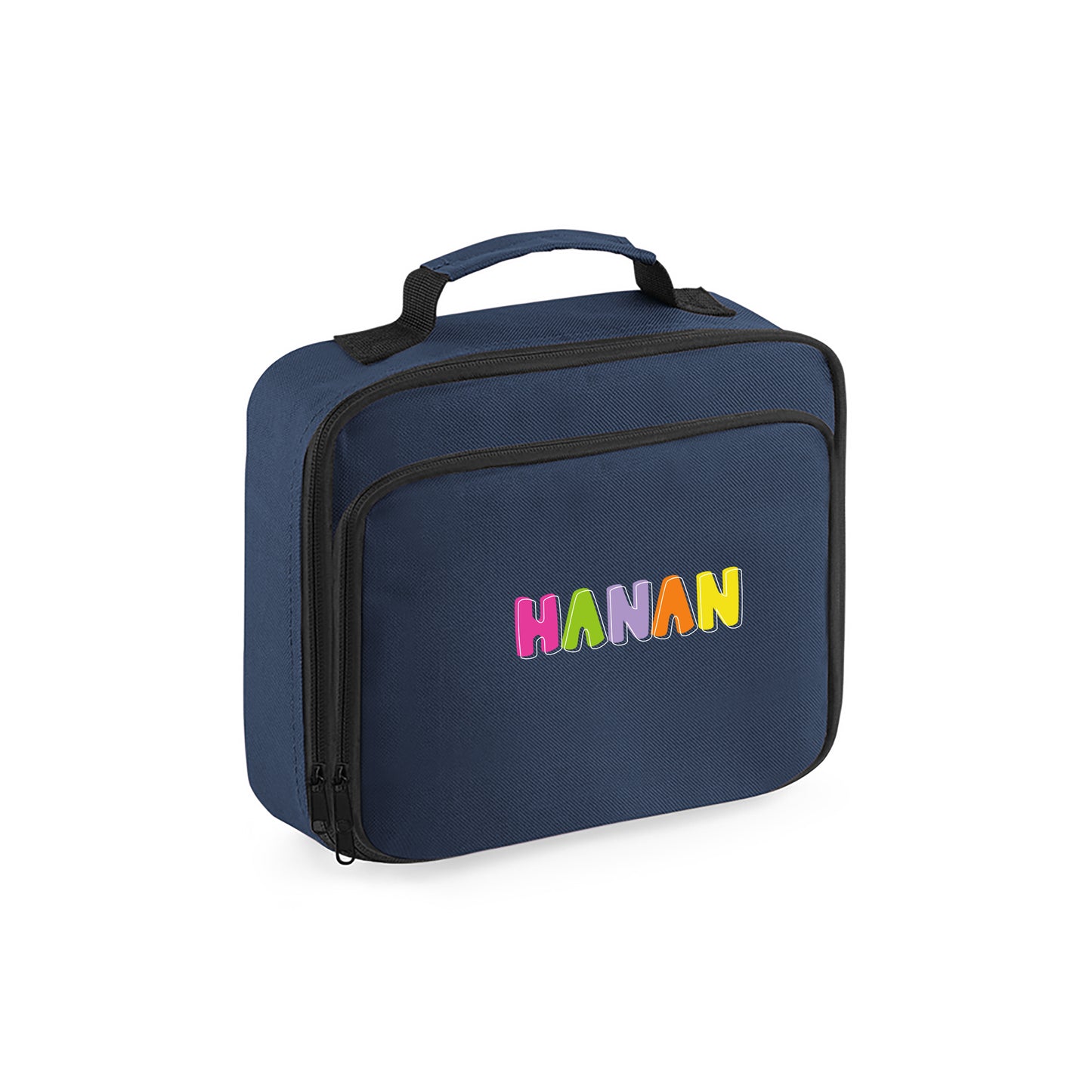 Navy Blue School Lunch Cooler Bag D02