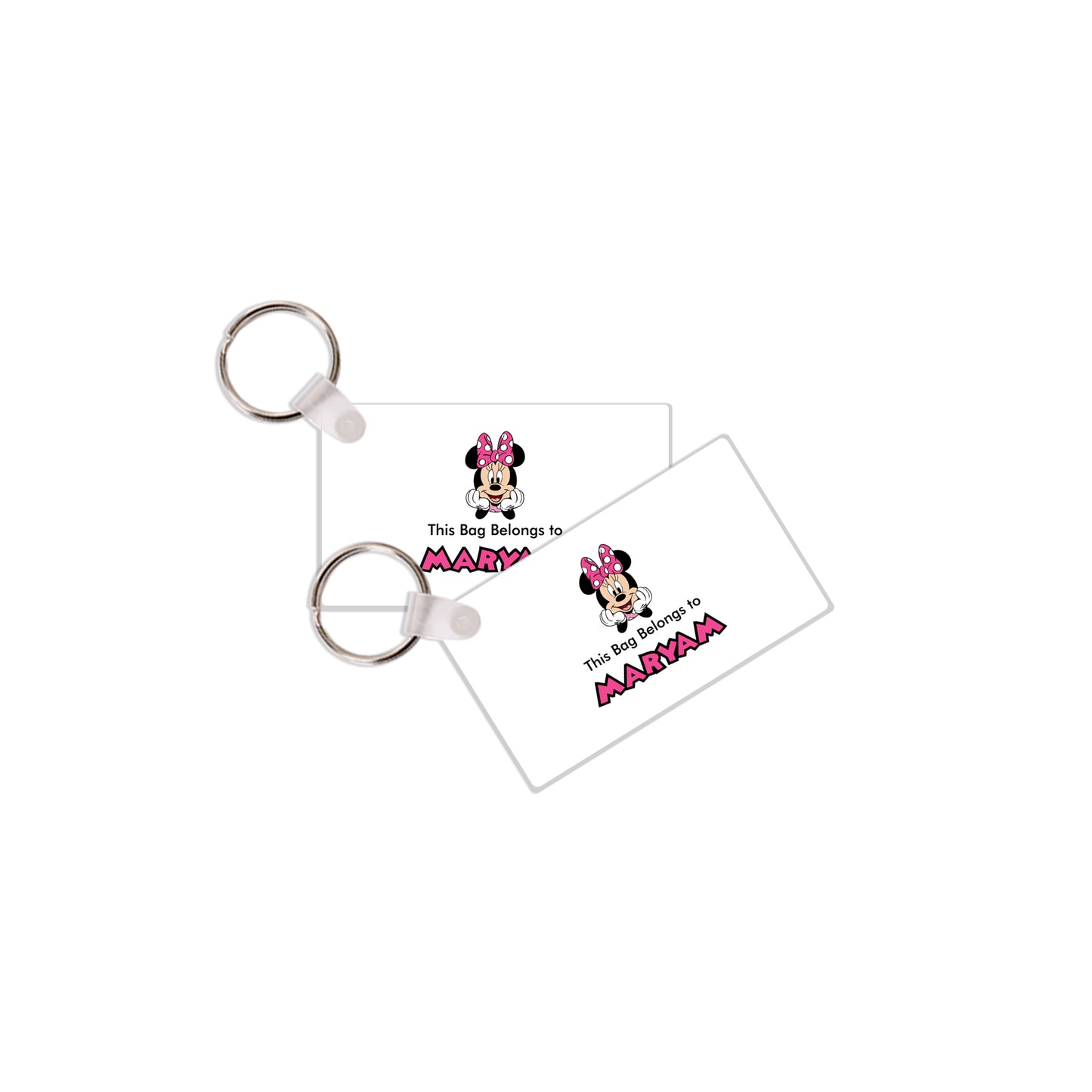 Minnie Mouse Travel Tags D04