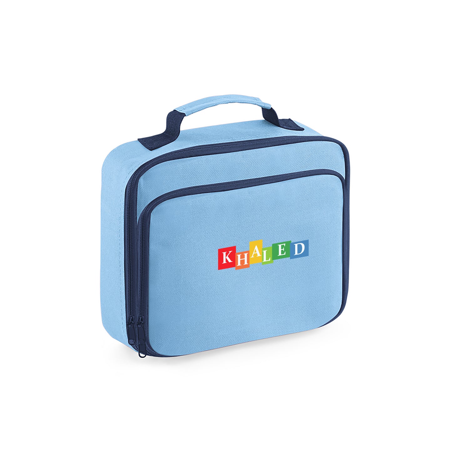 Light Blue School Lunch Cooler Bag D09