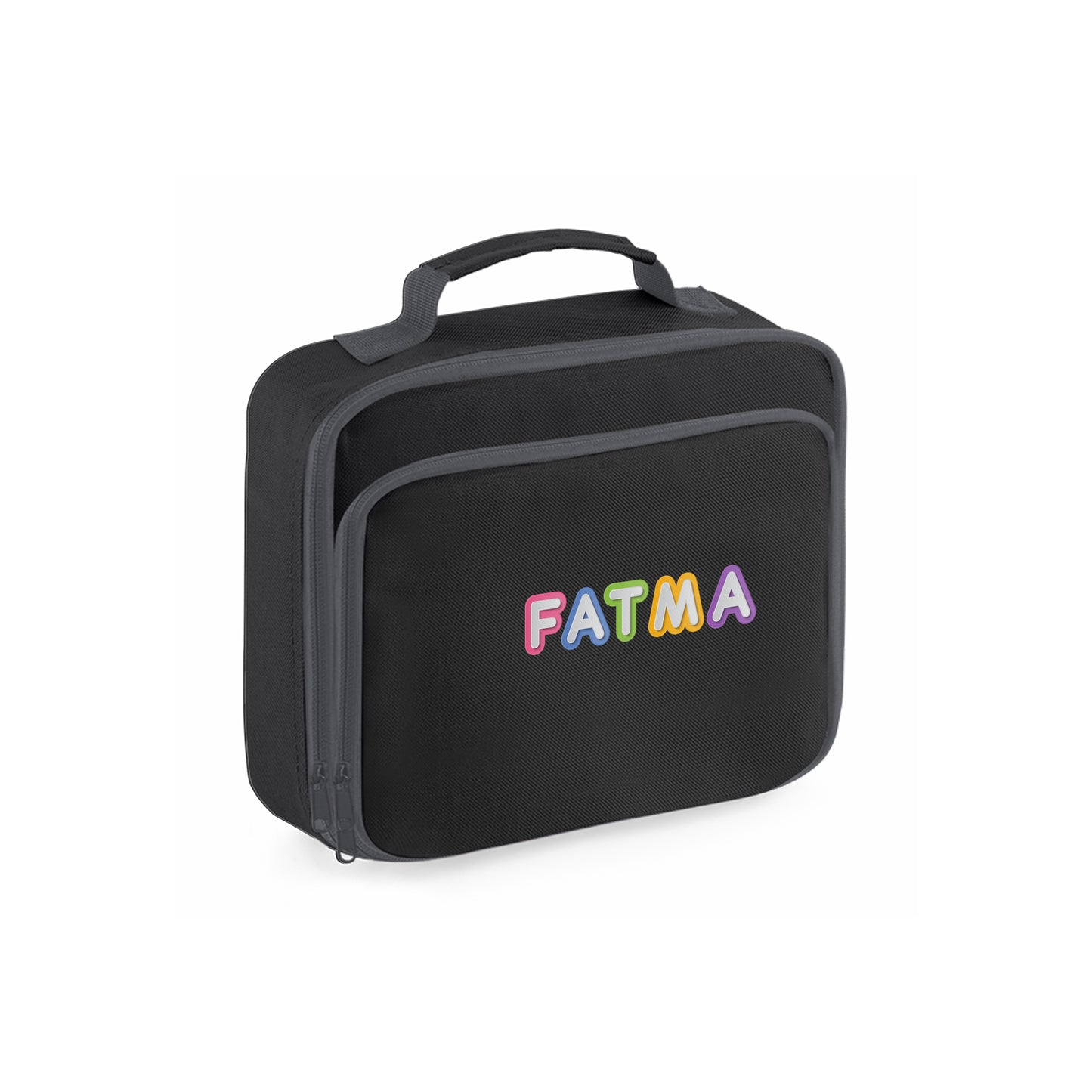 Black School Lunch Cooler Bag D11