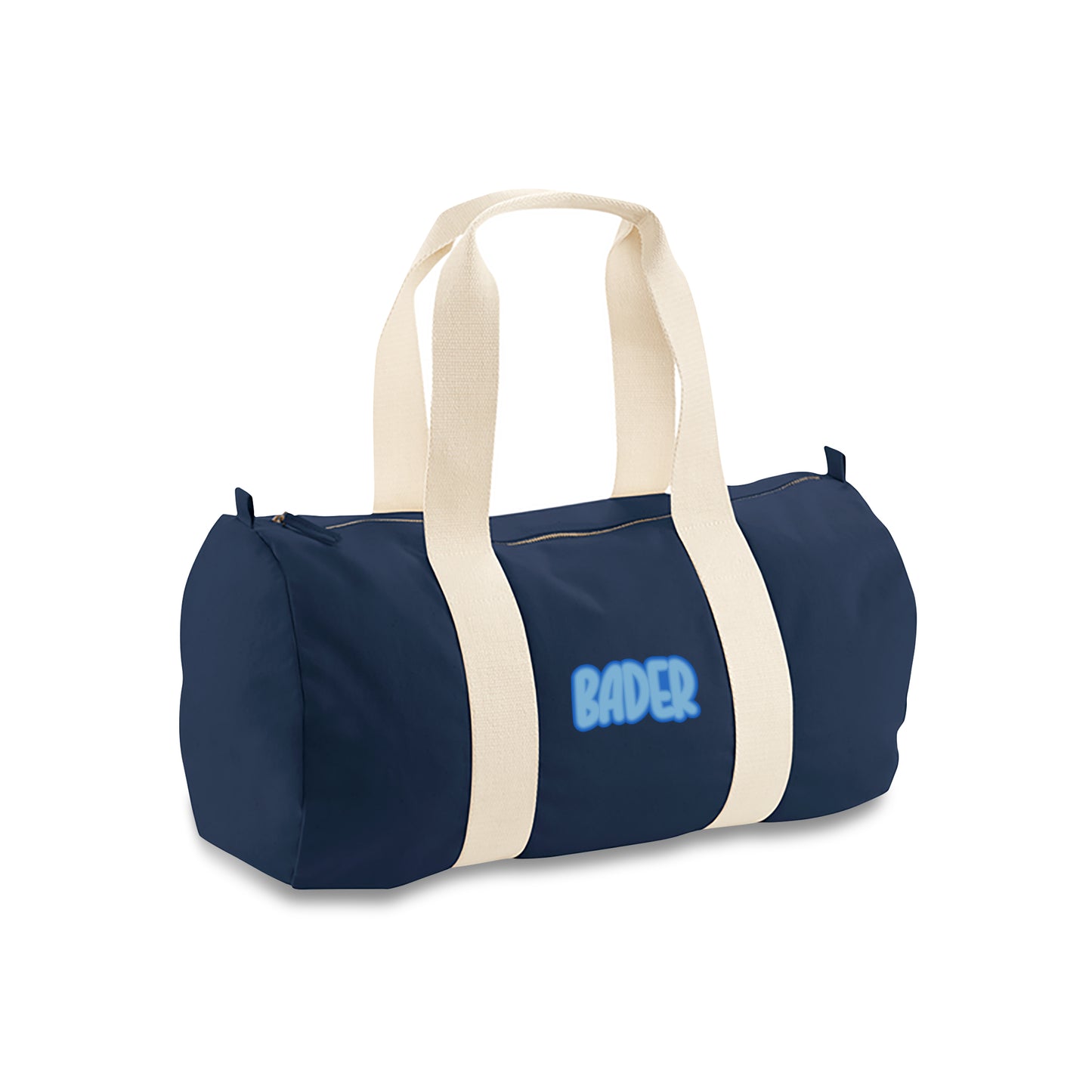Navi Blue Organic Barrel Bag D13