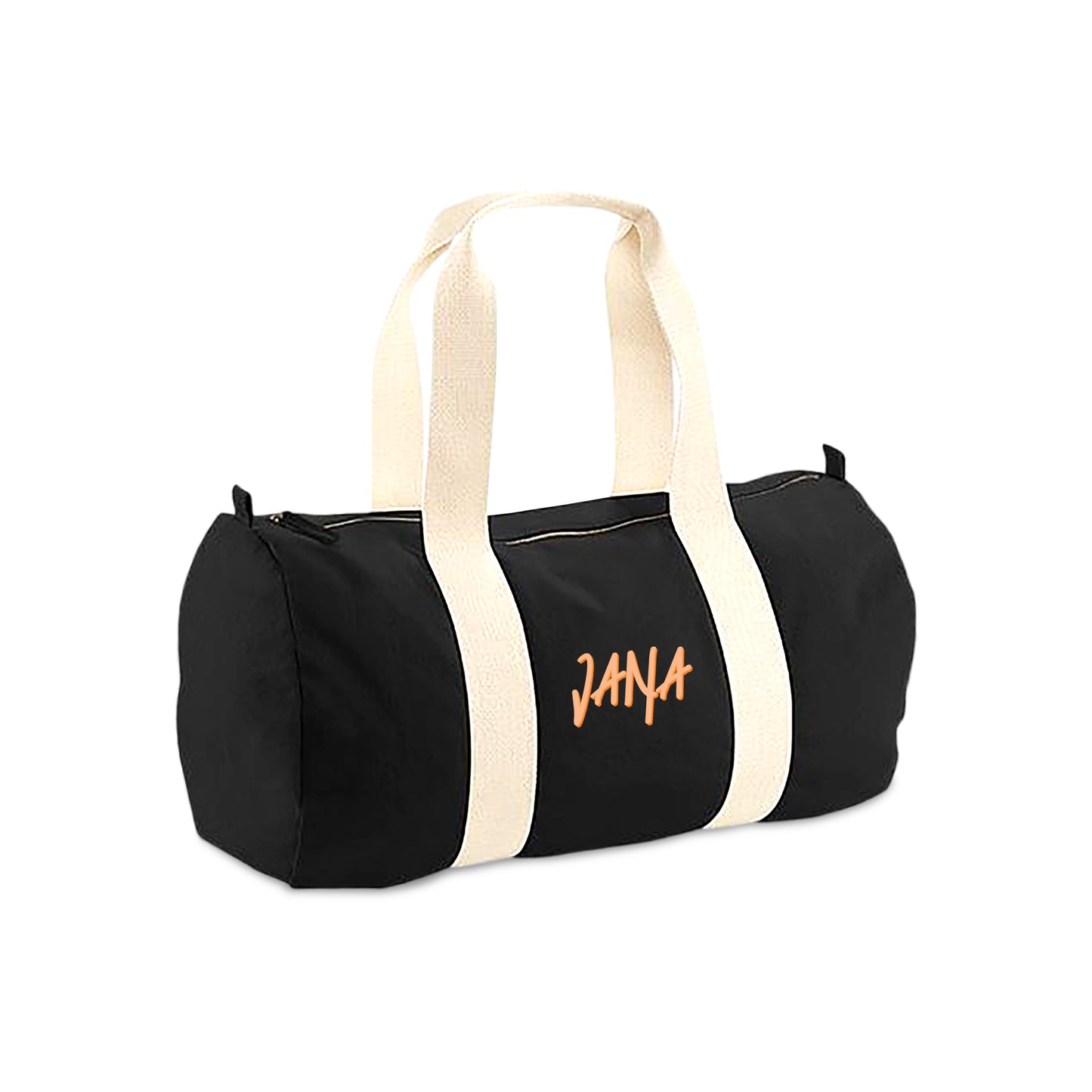 Black Organic Barrel Bag D14