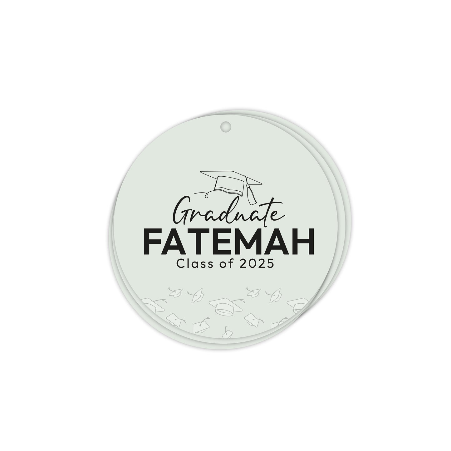 Circle Graduation Cards / Stickers D01