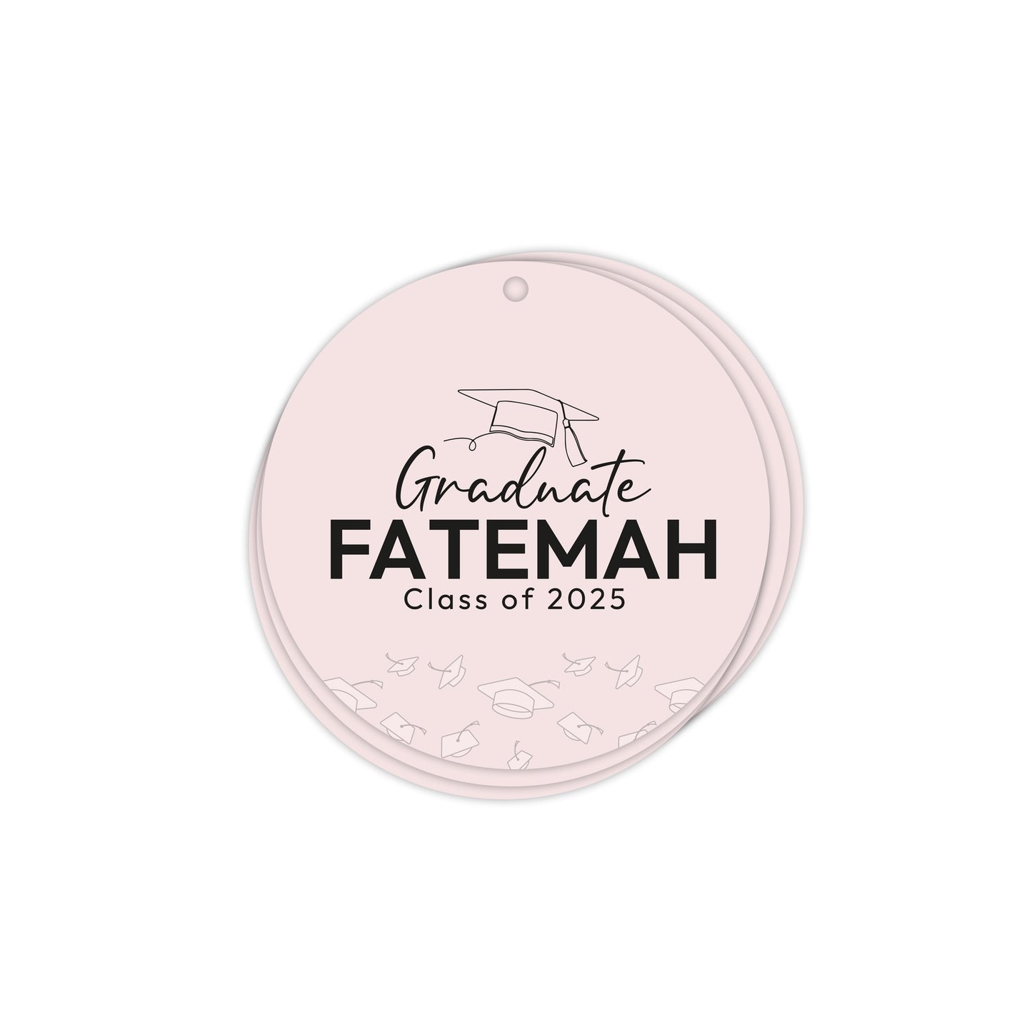 Circle Graduation Cards / Stickers D01