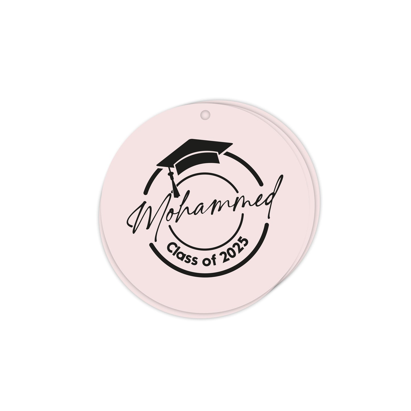 Circle Graduation Cards / Stickers D02