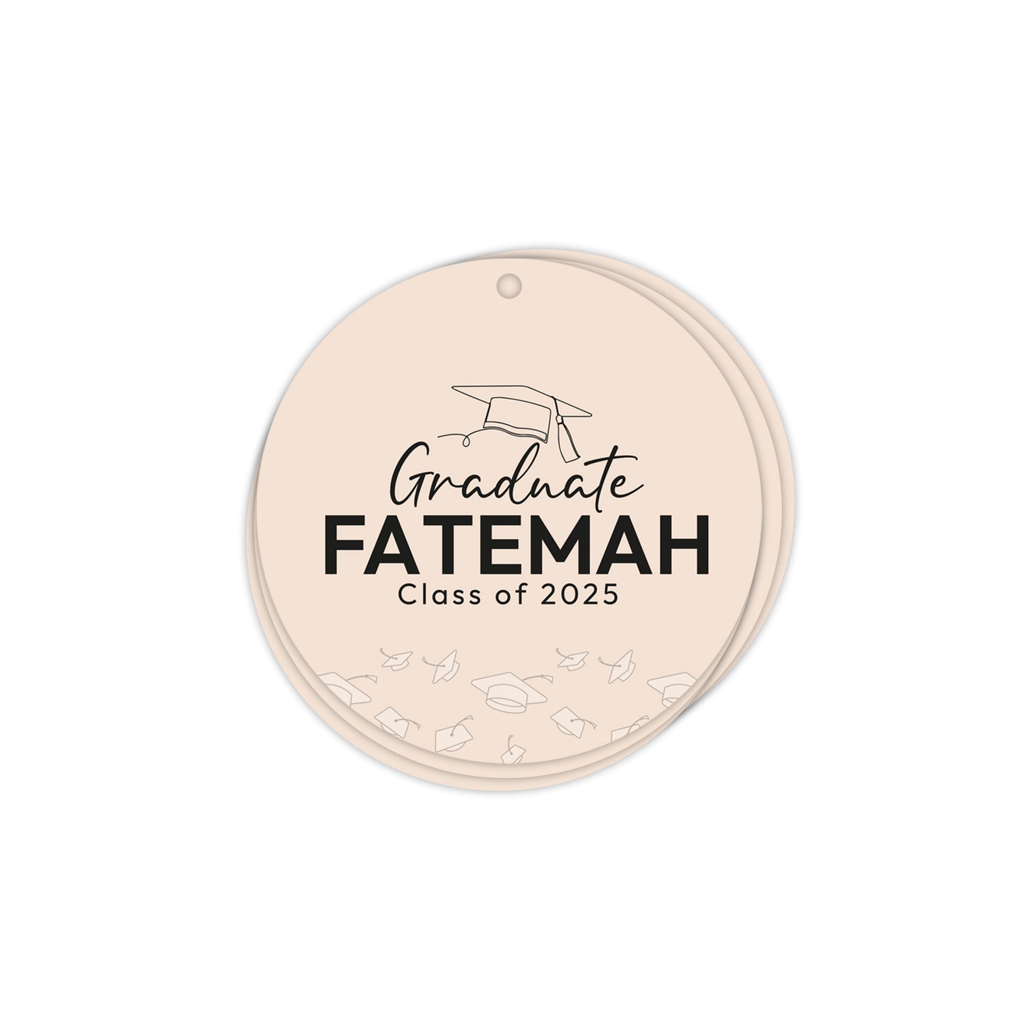 Circle Graduation Cards / Stickers D01