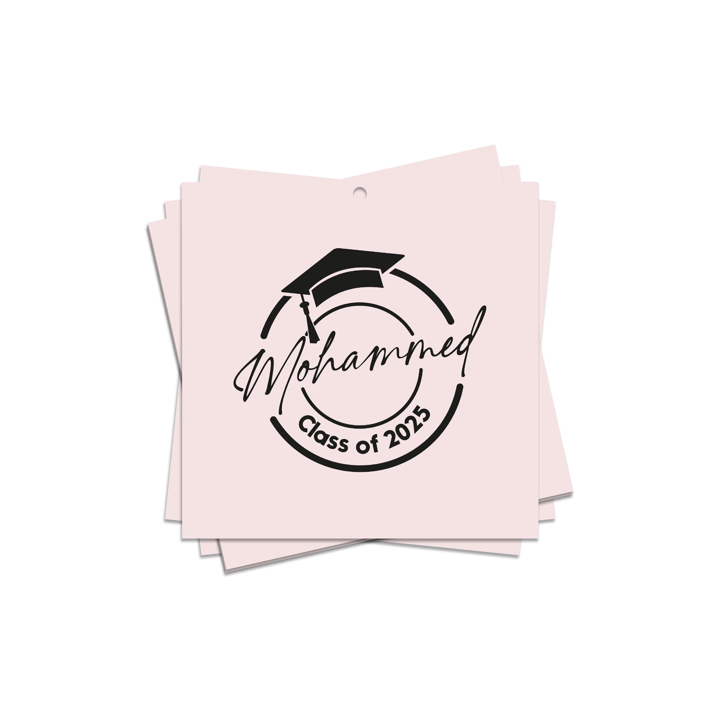 Square Graduation Cards / Stickers D02