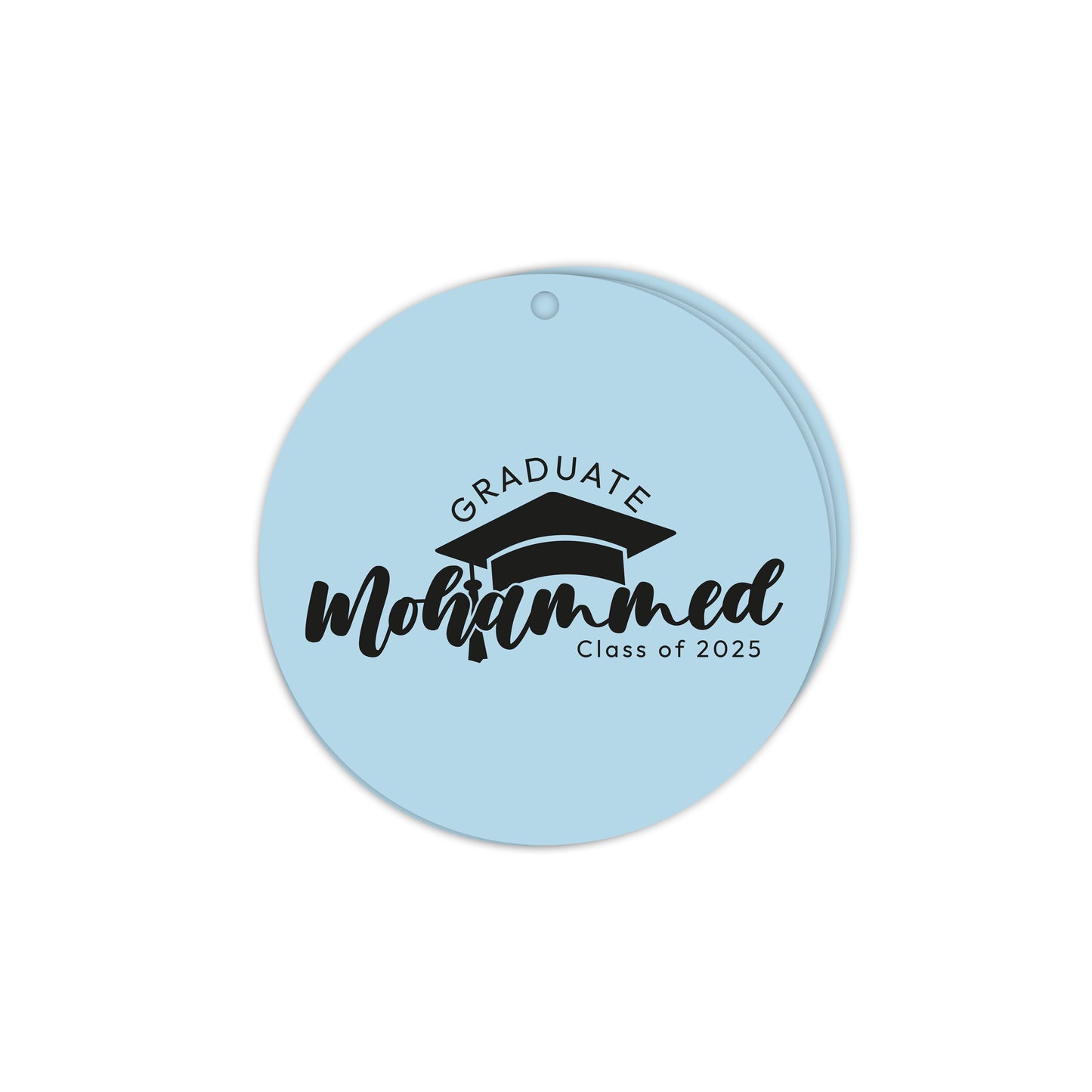 Circle Graduation Cards / Stickers D03
