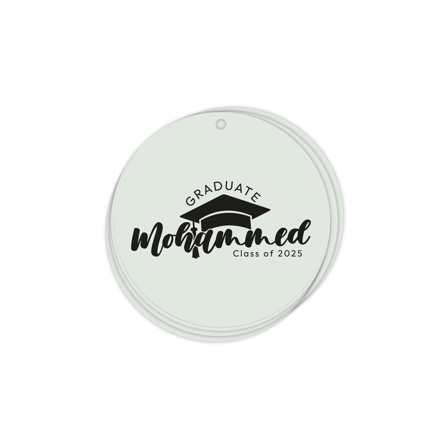 Circle Graduation Cards / Stickers D03