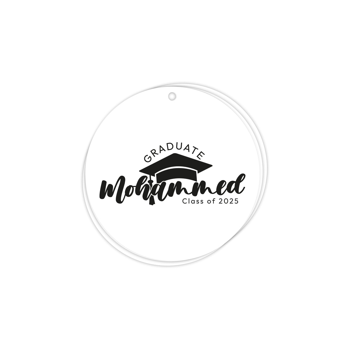 Circle Graduation Cards / Stickers D03