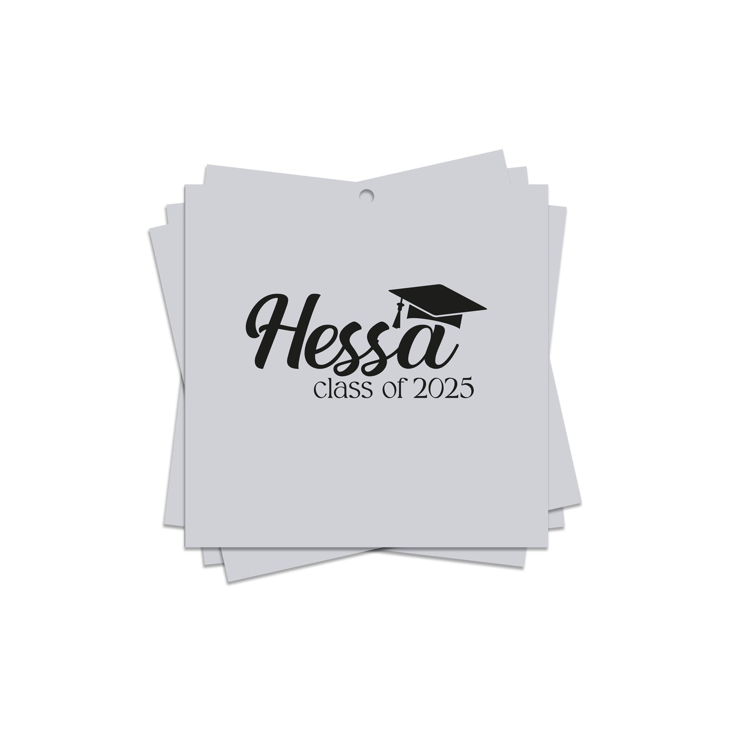 Square Graduation Cards / Stickers D04