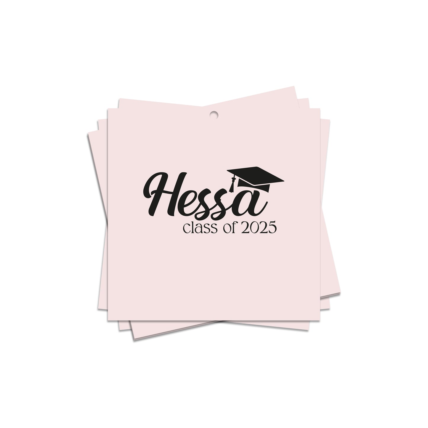 Square Graduation Cards / Stickers D04