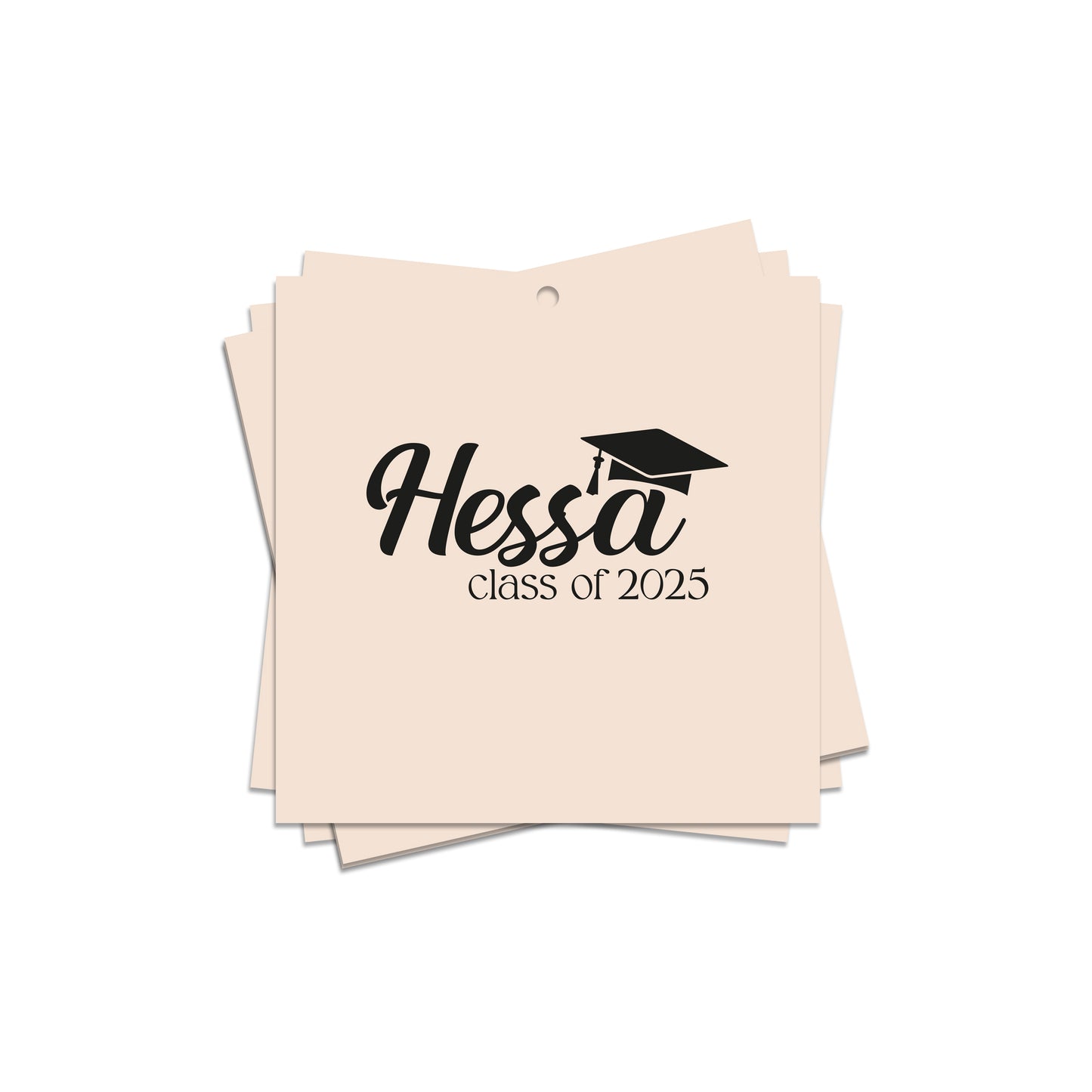Square Graduation Cards / Stickers D04