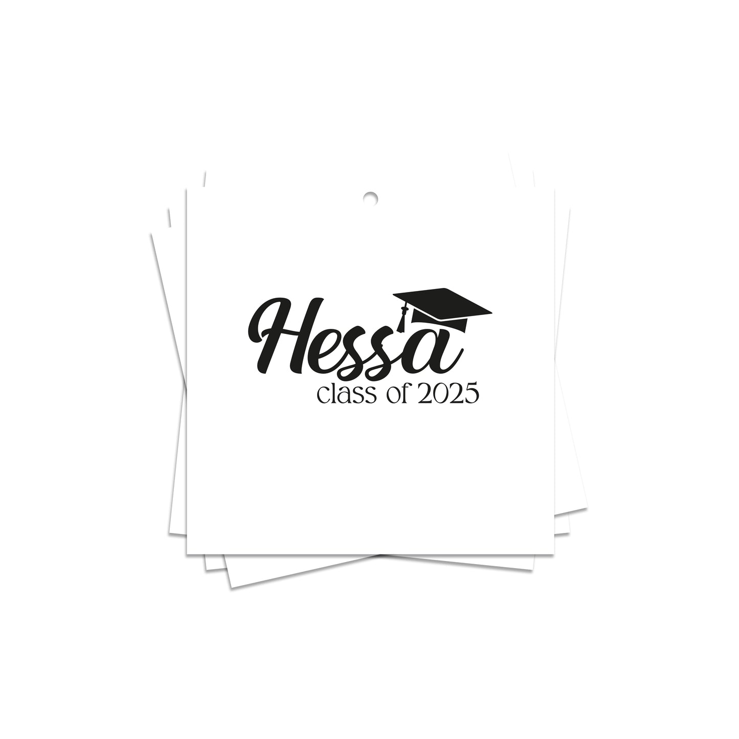 Square Graduation Cards / Stickers D04