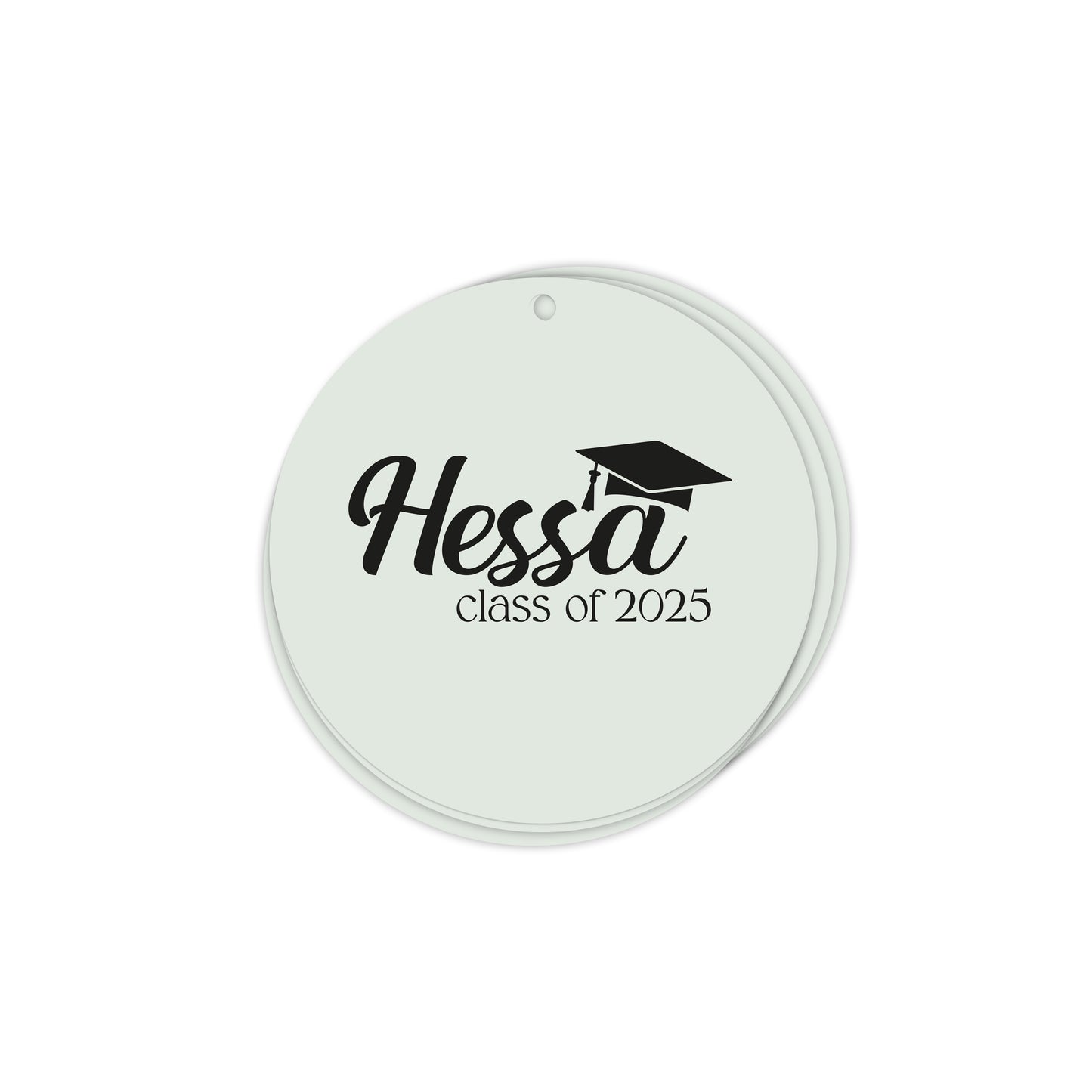 Circle Graduation Cards / Stickers D04