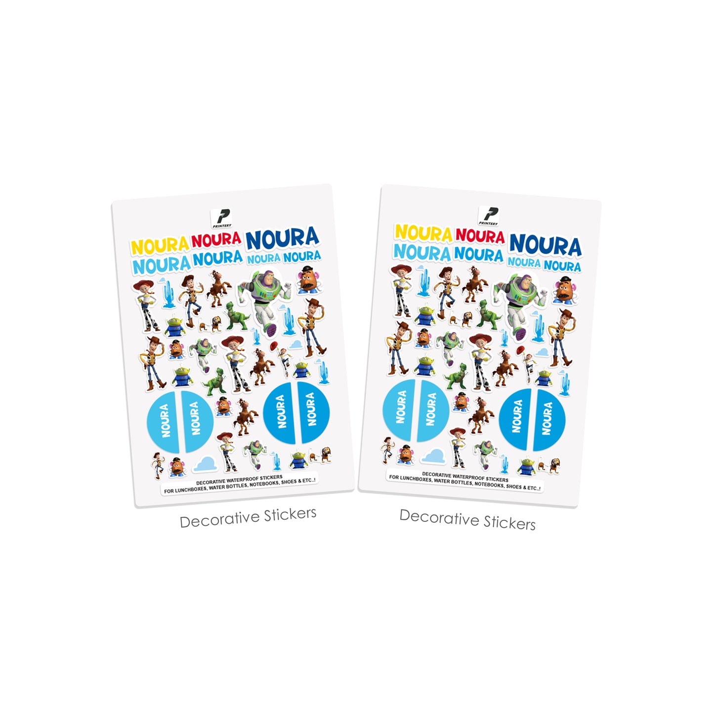 School Label Stickers Pack D183 - Toy Story